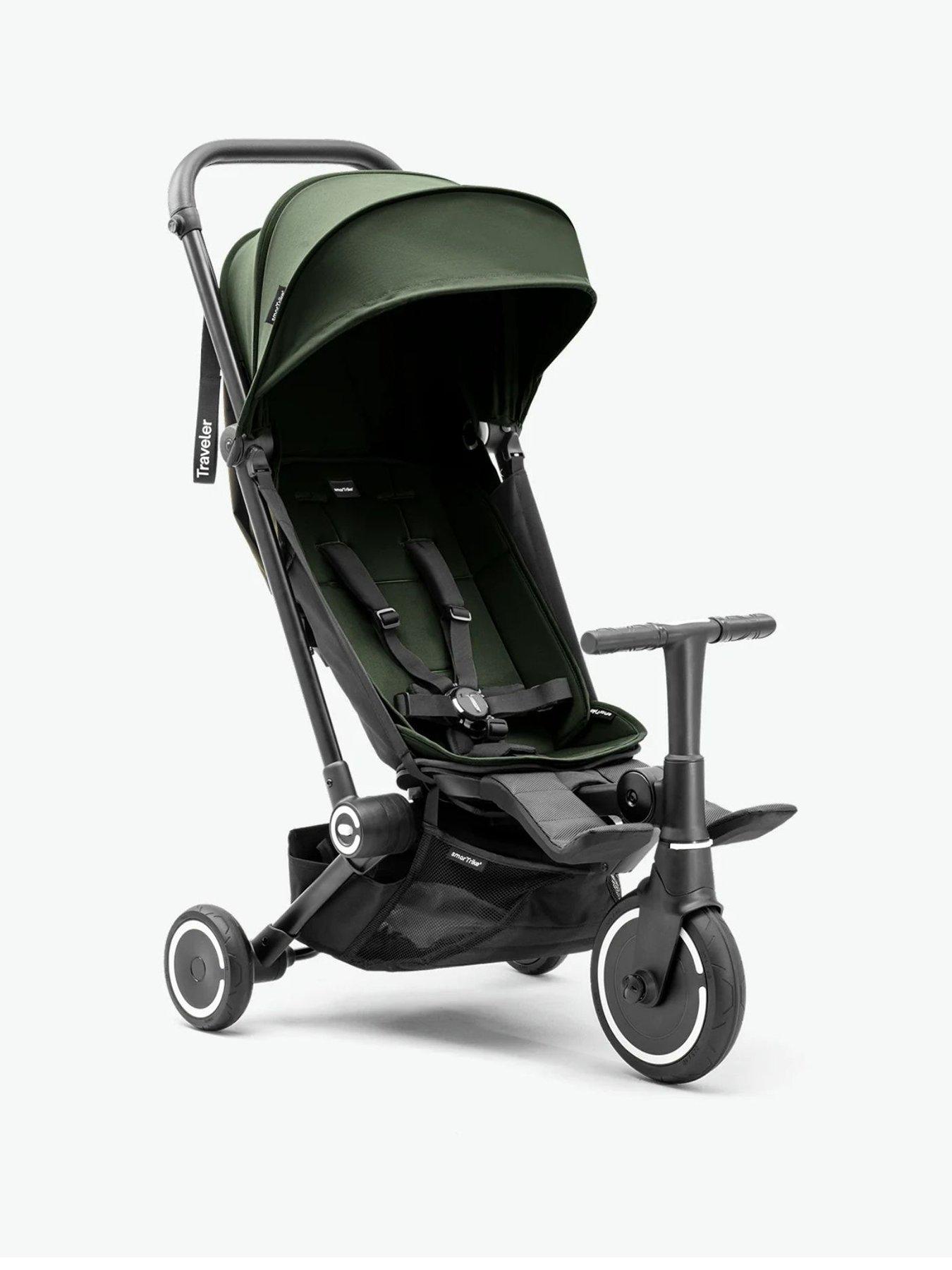 smarTrike Traveler Active Stroller  &  Trike - Olive