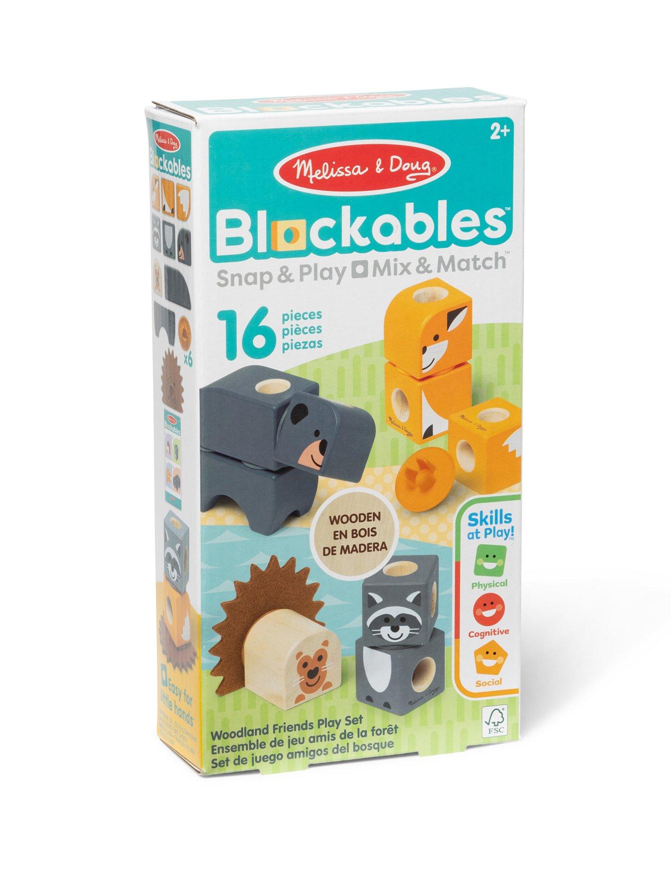 Image 1 of 7 of Melissa & Doug Blockables Woodland Crtrs