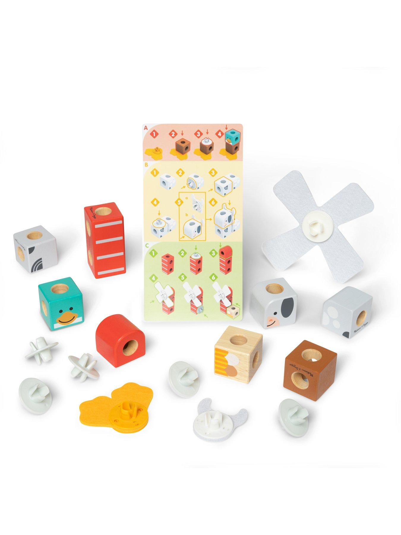 Image 2 of 8 of Melissa & Doug Blockables Farm Friends