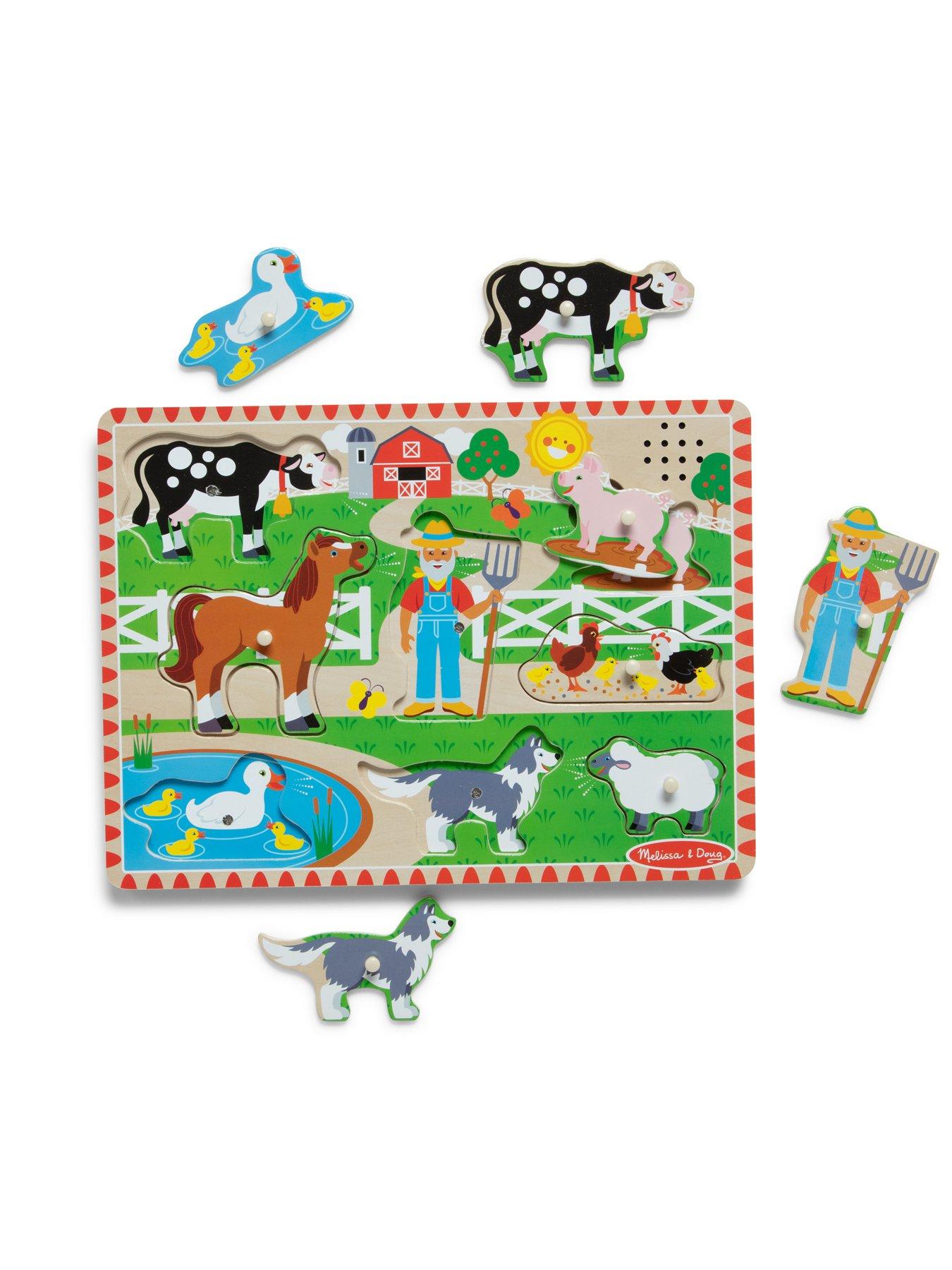 Image 3 of 8 of Melissa & Doug Old MacDonald's Farm Sound Puzzle