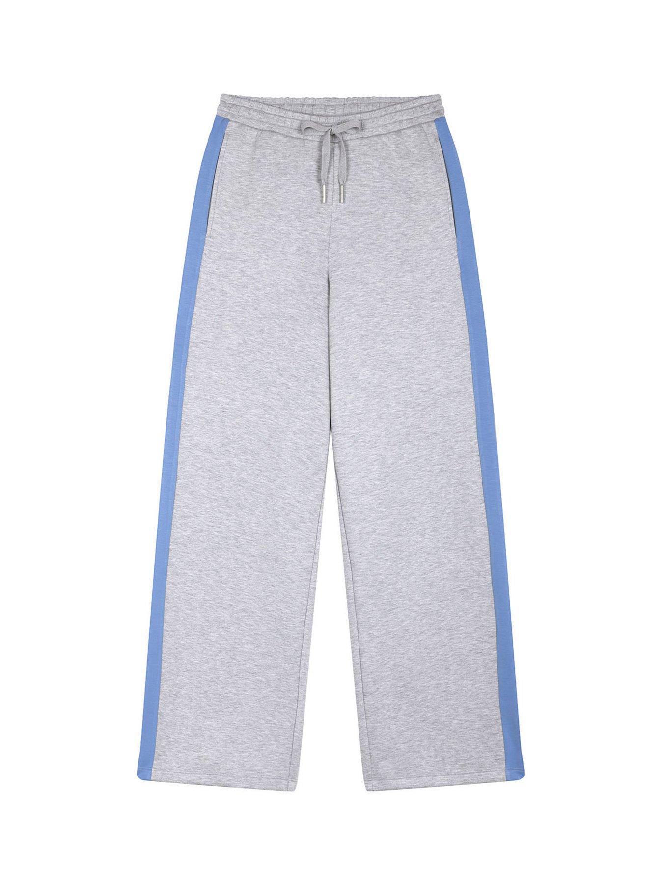 Image 6 of 6 of CHELSEA PEERS Luxecomfort Scuba Side Stripe Joggers - Grey