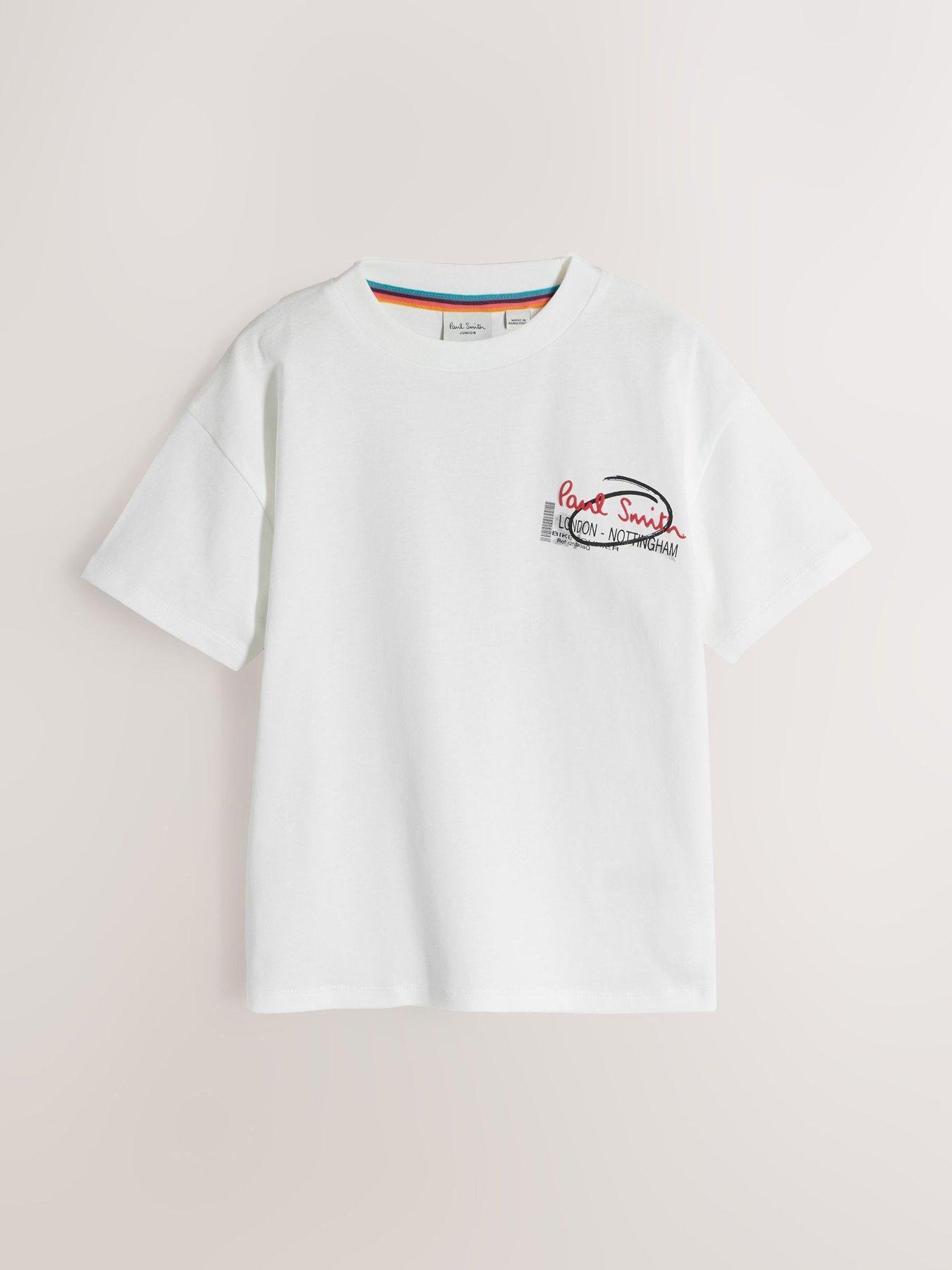 Image 2 of 5 of Paul Smith Junior Boys Graphic T-Shirts 3 Pack - Red/Black/White