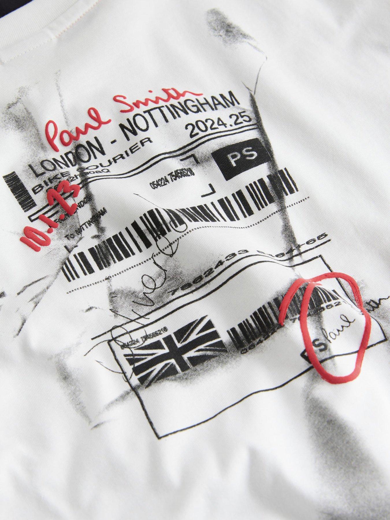 Image 4 of 5 of Paul Smith Junior Boys Graphic T-Shirts 3 Pack - Red/Black/White