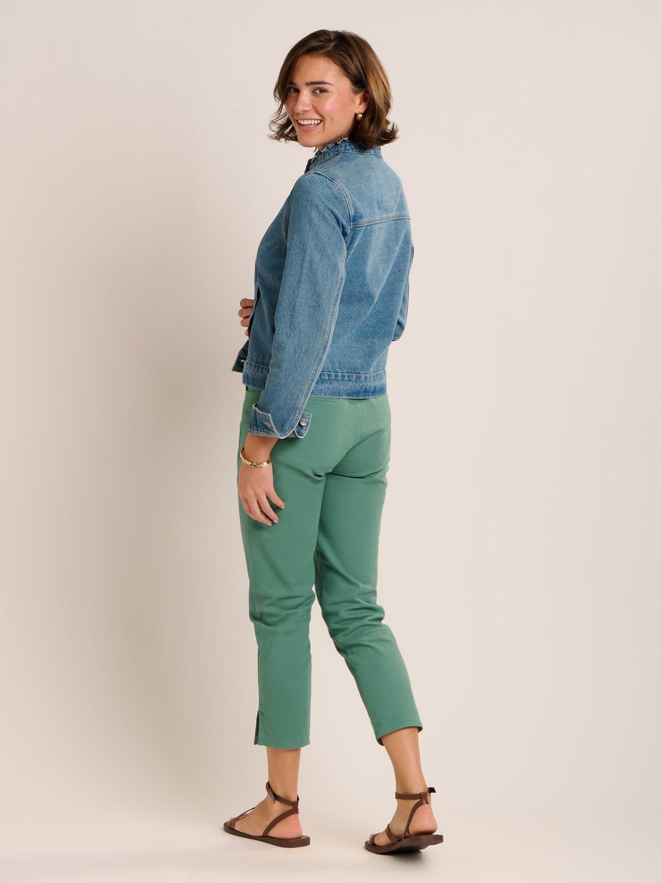  image of brakeburn-ruffle-neck-jacket-blue