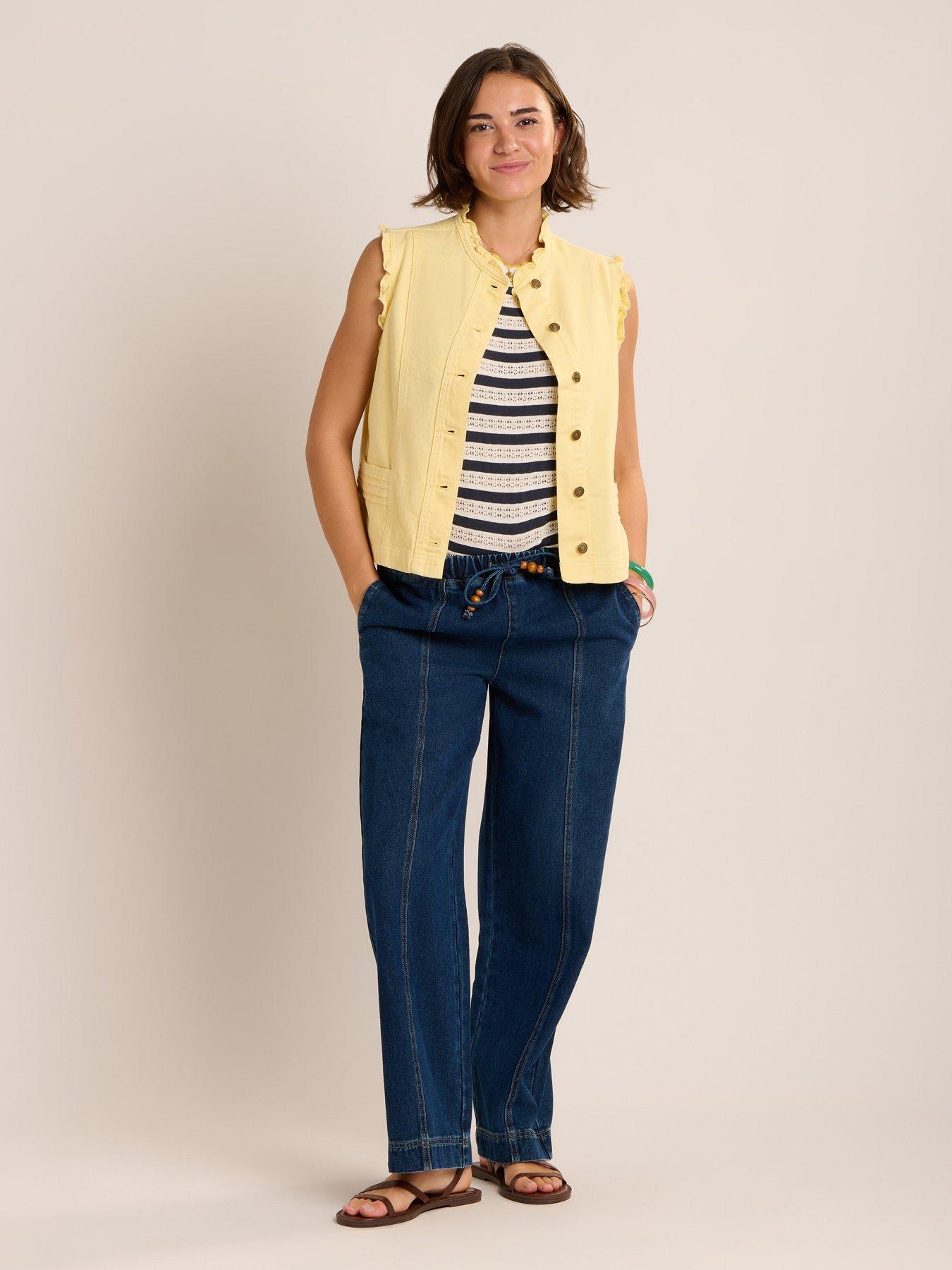 Image 6 of 7 of Brakeburn Mariposa Waistcoat - Yellow