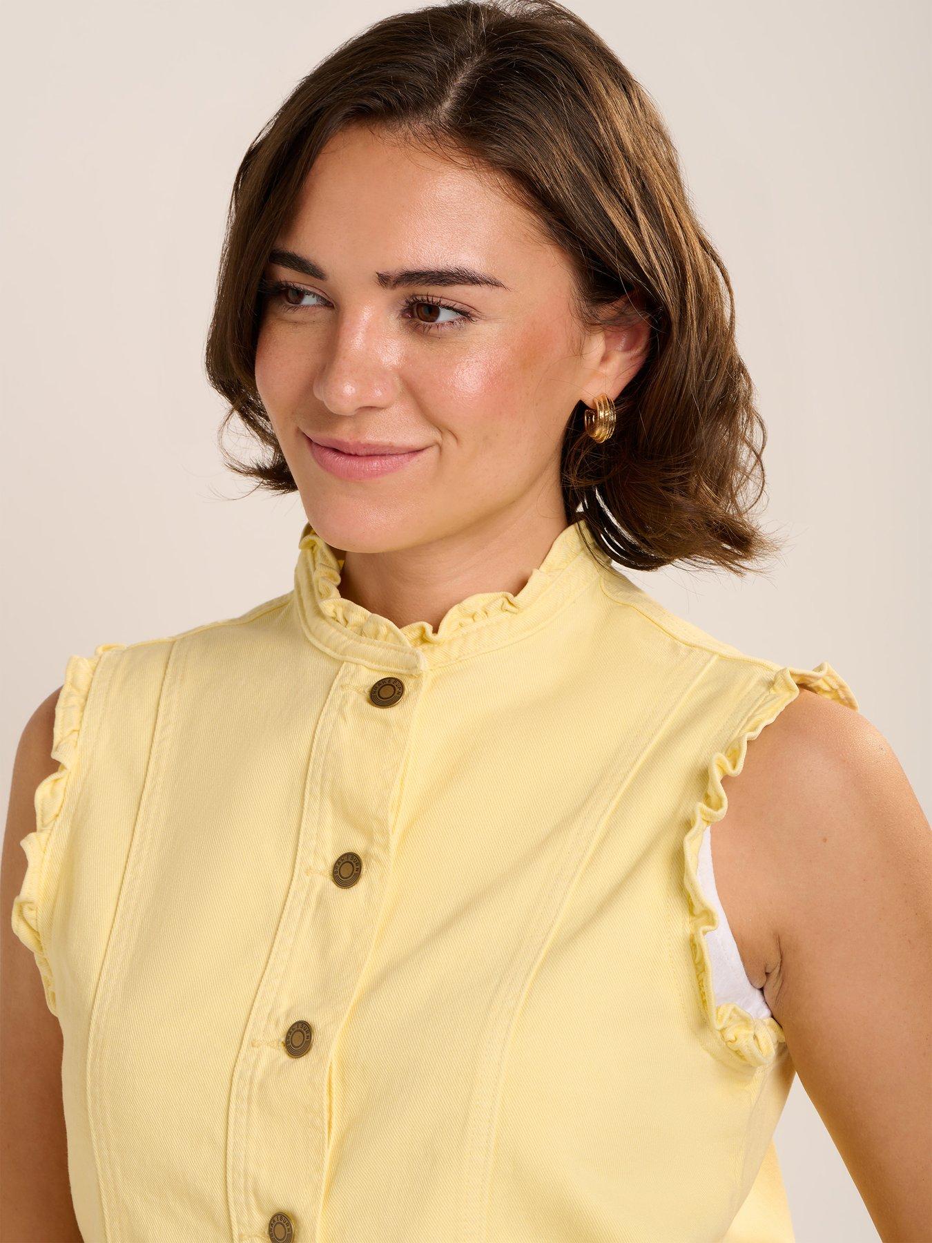 Image 7 of 7 of Brakeburn Mariposa Waistcoat - Yellow