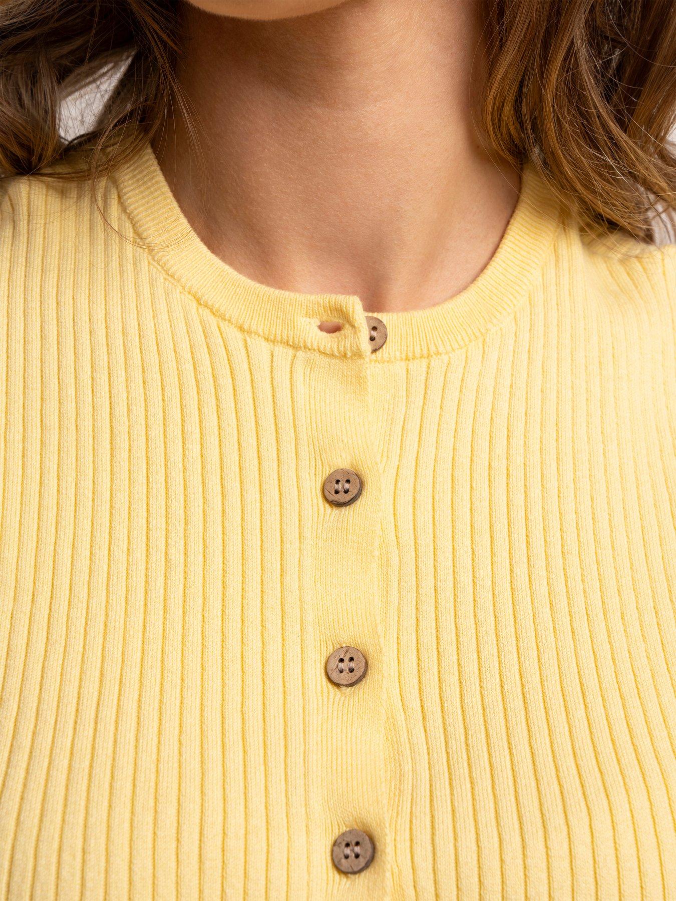  image of brakeburn-rayna-cardigan-yellow