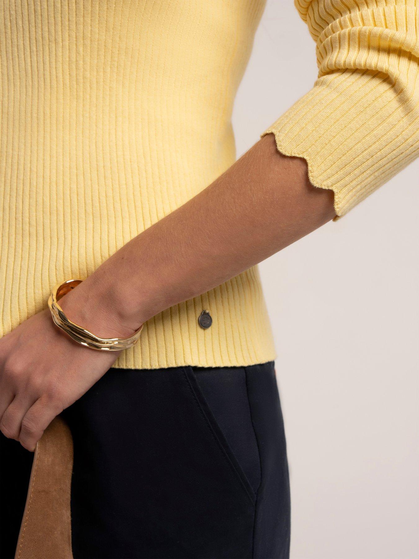  image of brakeburn-rayna-cardigan-yellow