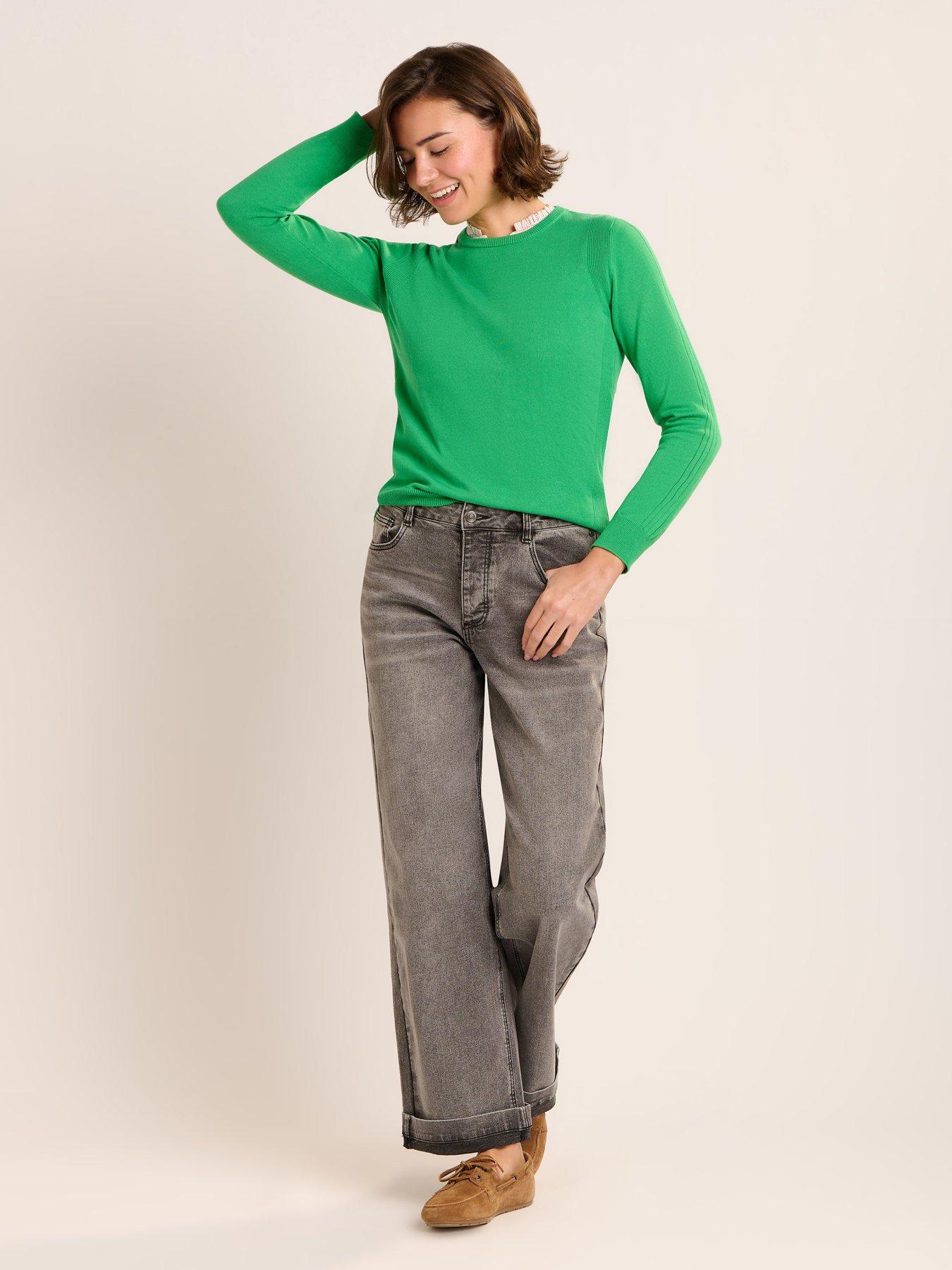 Image 5 of 7 of Brakeburn Vertu Jumper - Green