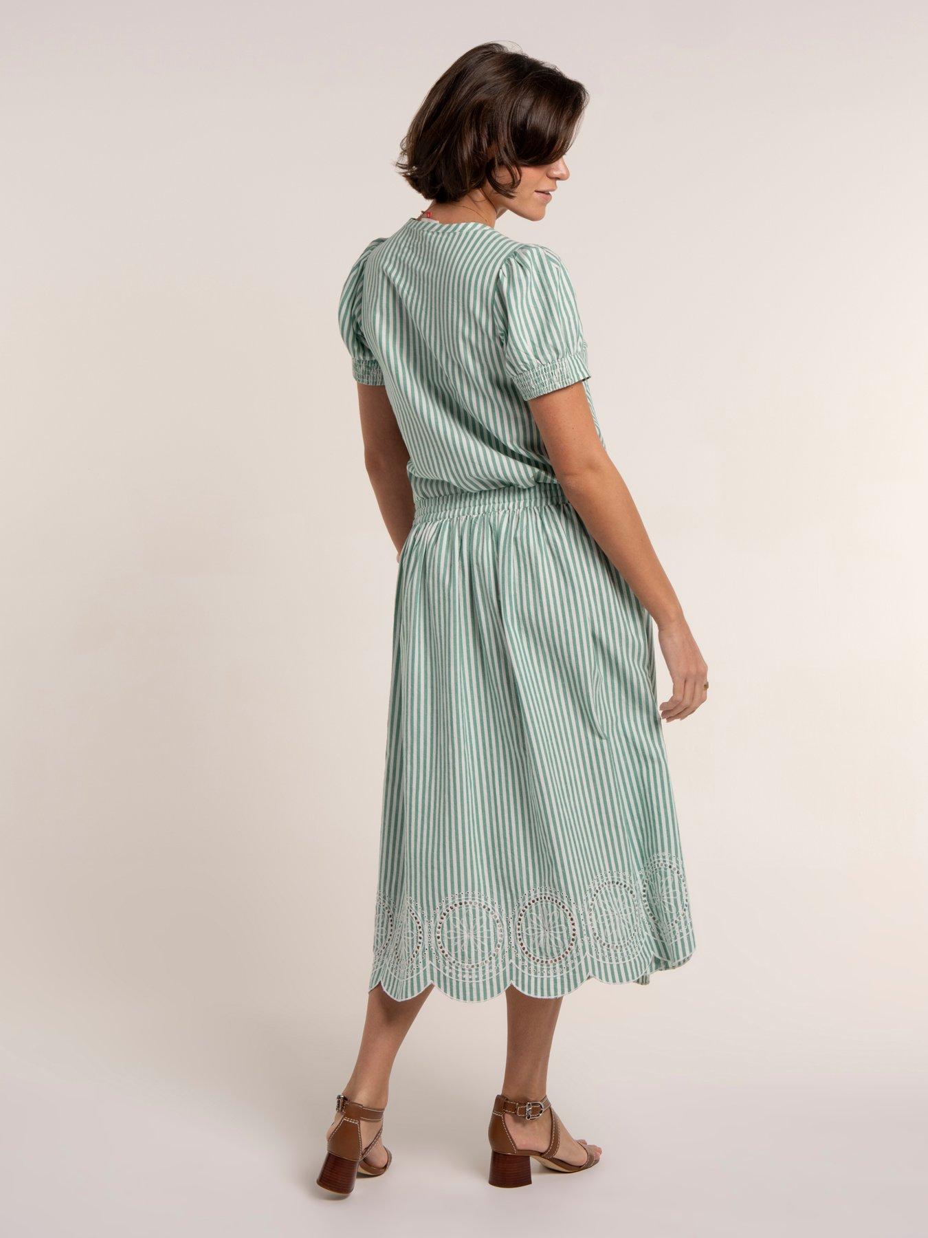  image of brakeburn-hannah-skirt-green