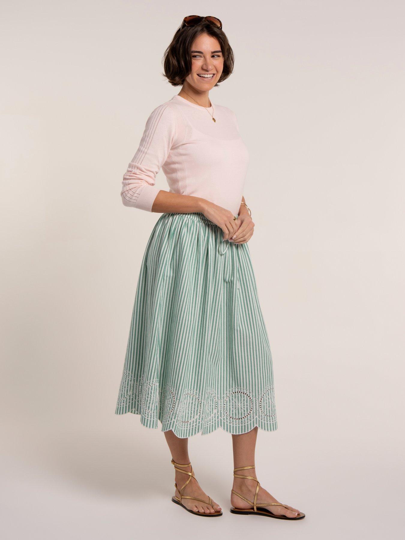  image of brakeburn-hannah-skirt-green