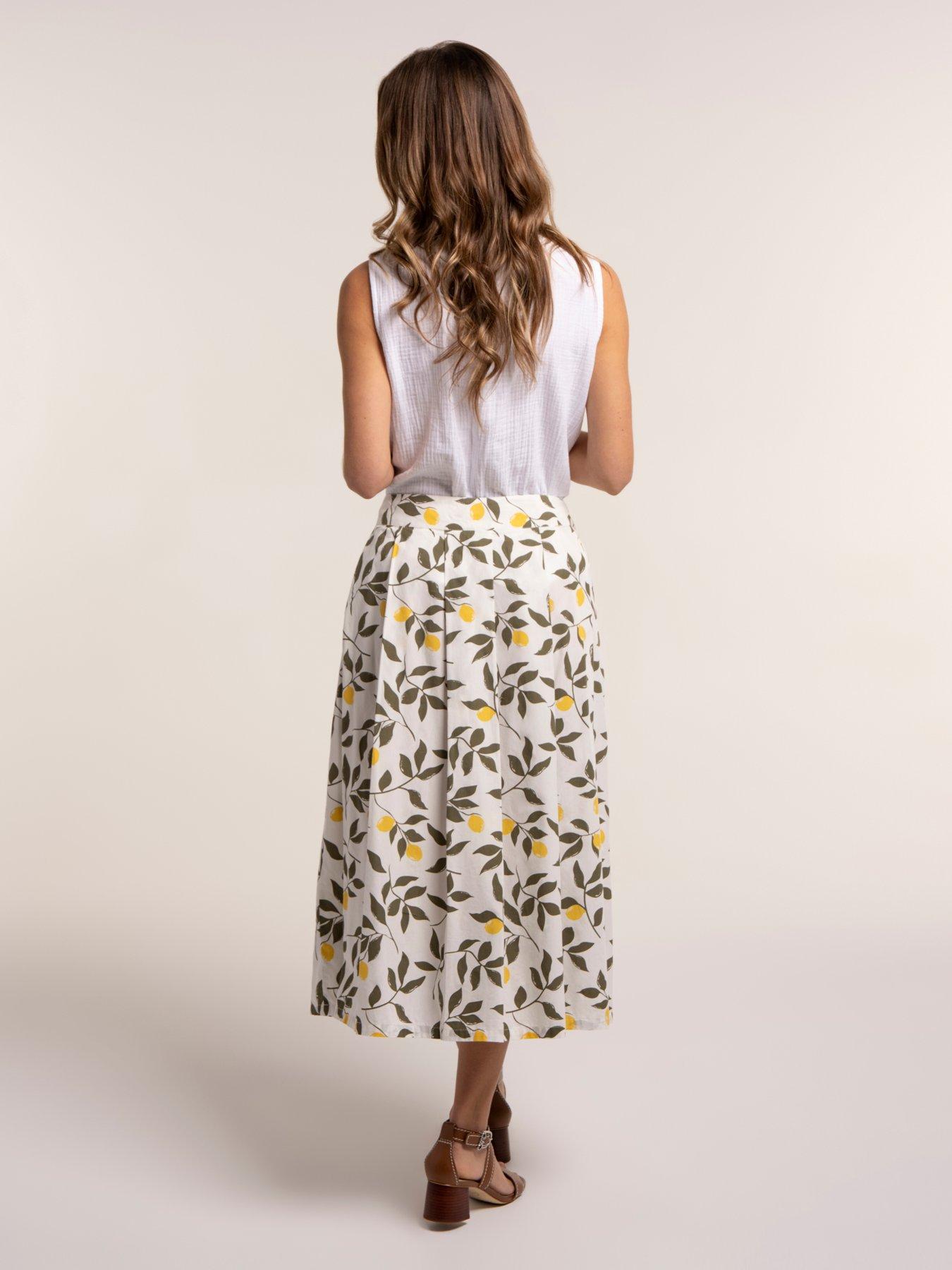 Image 2 of 7 of Brakeburn Sicily Skirt - Cream