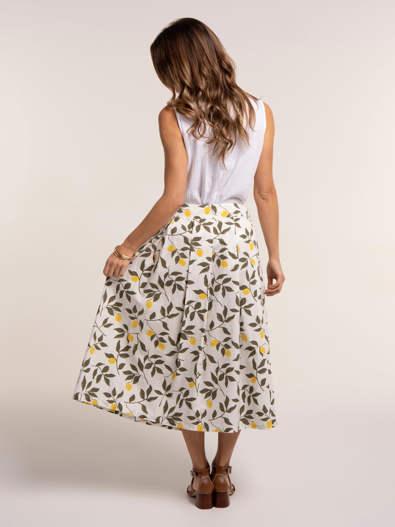 Image 7 of 7 of Brakeburn Sicily Skirt - Cream