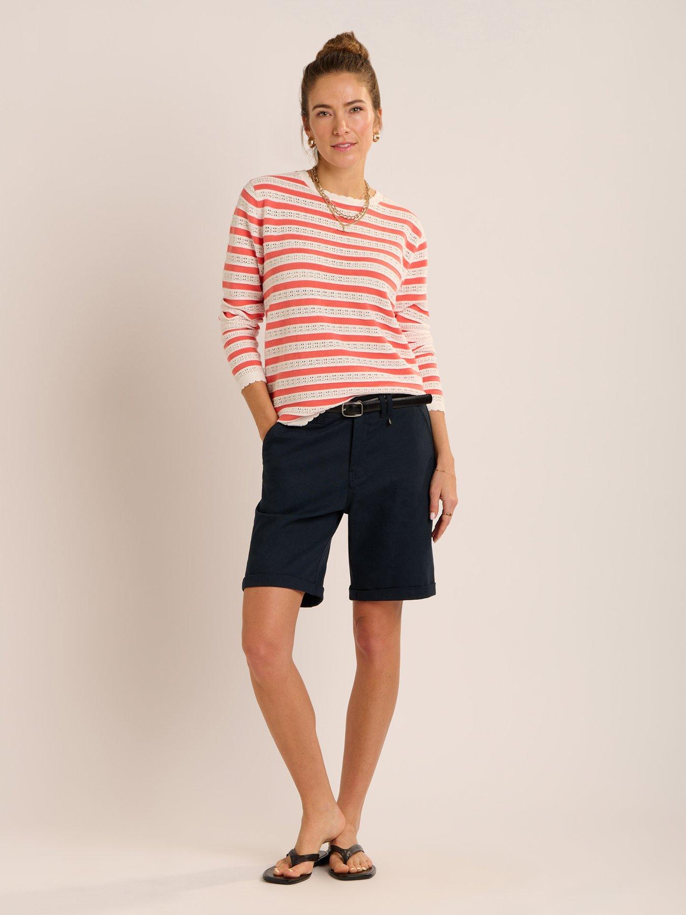 Brakeburn Deena Chino Short - Navy