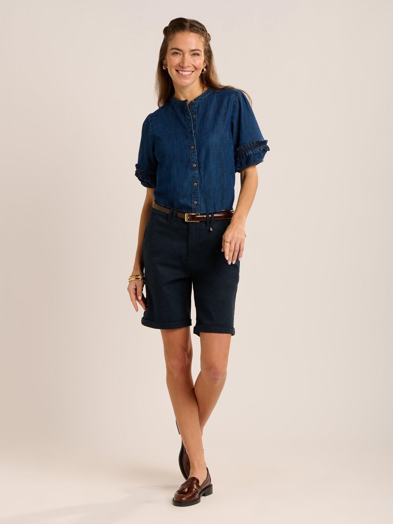  image of brakeburn-deena-chino-short-navy