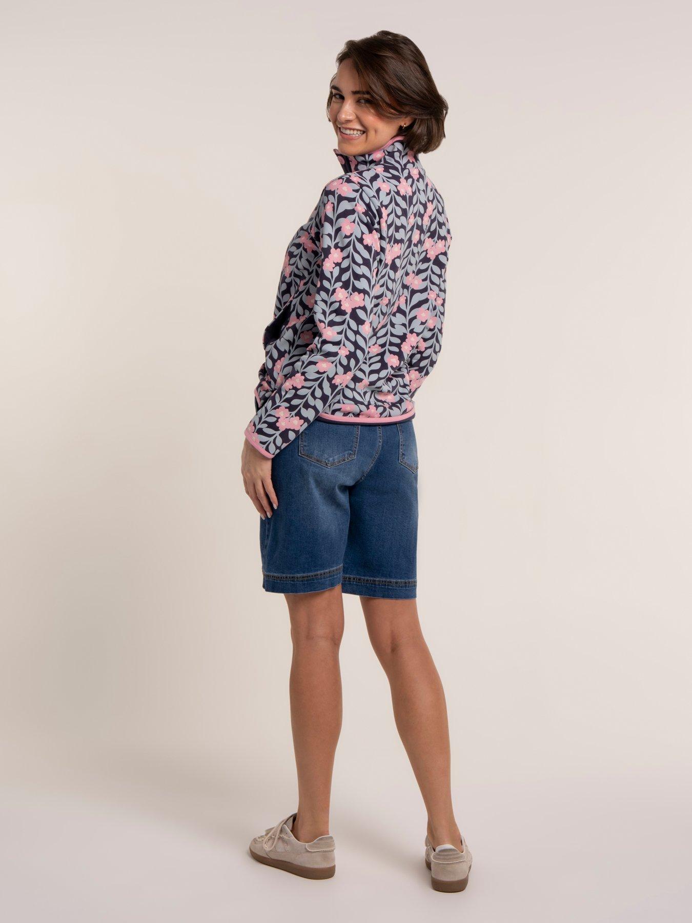  image of brakeburn-wide-leg-denim-short-blue