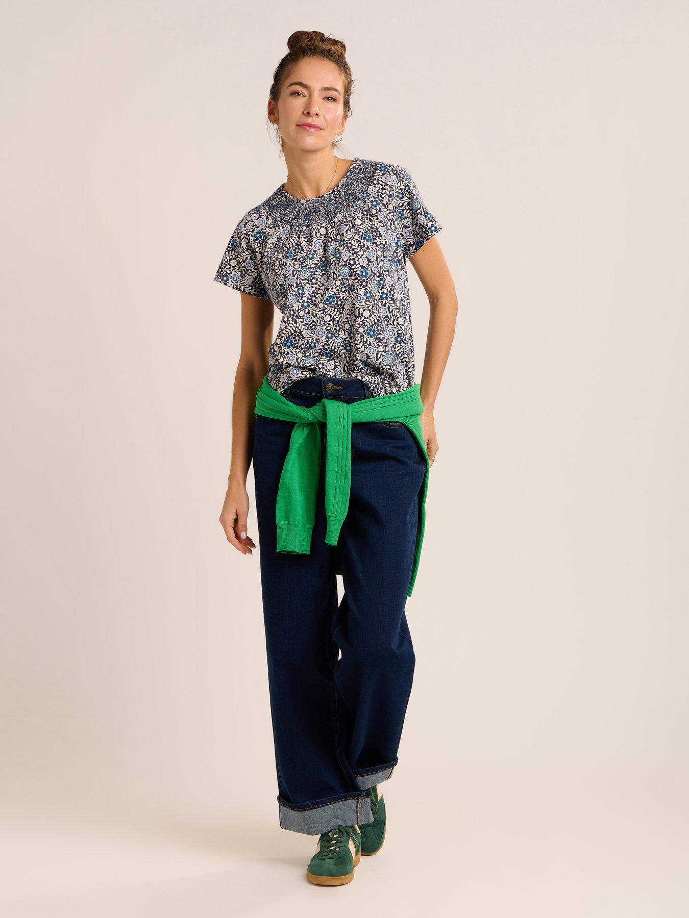Image 6 of 7 of Brakeburn Jessica T-Shirt - Navy