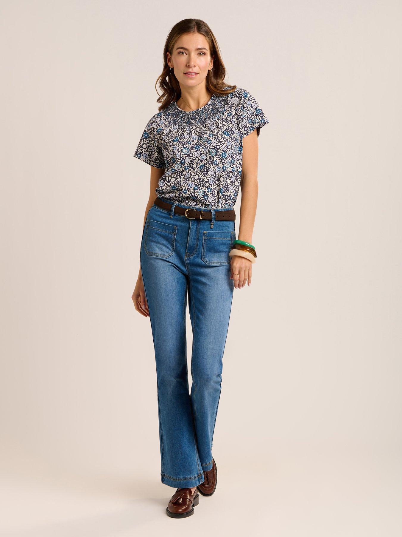 Image 7 of 7 of Brakeburn Jessica T-Shirt - Navy