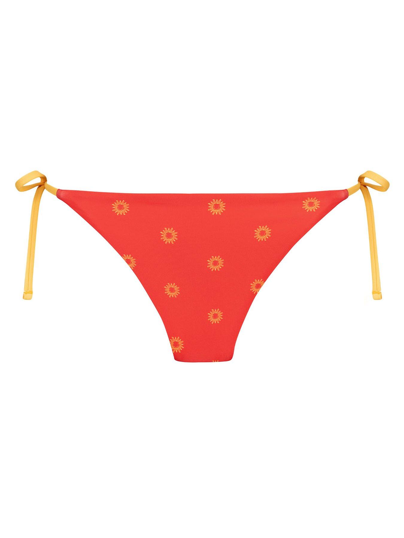 Image 5 of 6 of CHELSEA PEERS Classic Tie Waist Bikini Bottoms - Multi