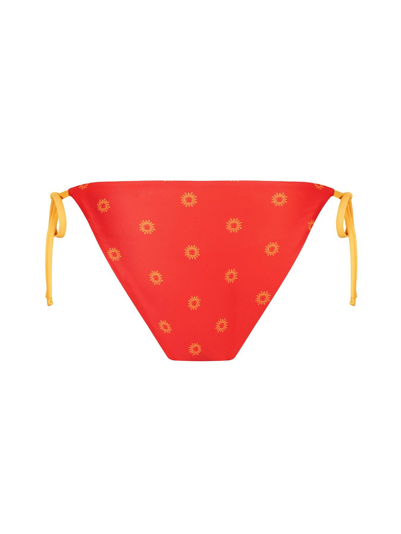 Image 6 of 6 of CHELSEA PEERS Classic Tie Waist Bikini Bottoms - Multi