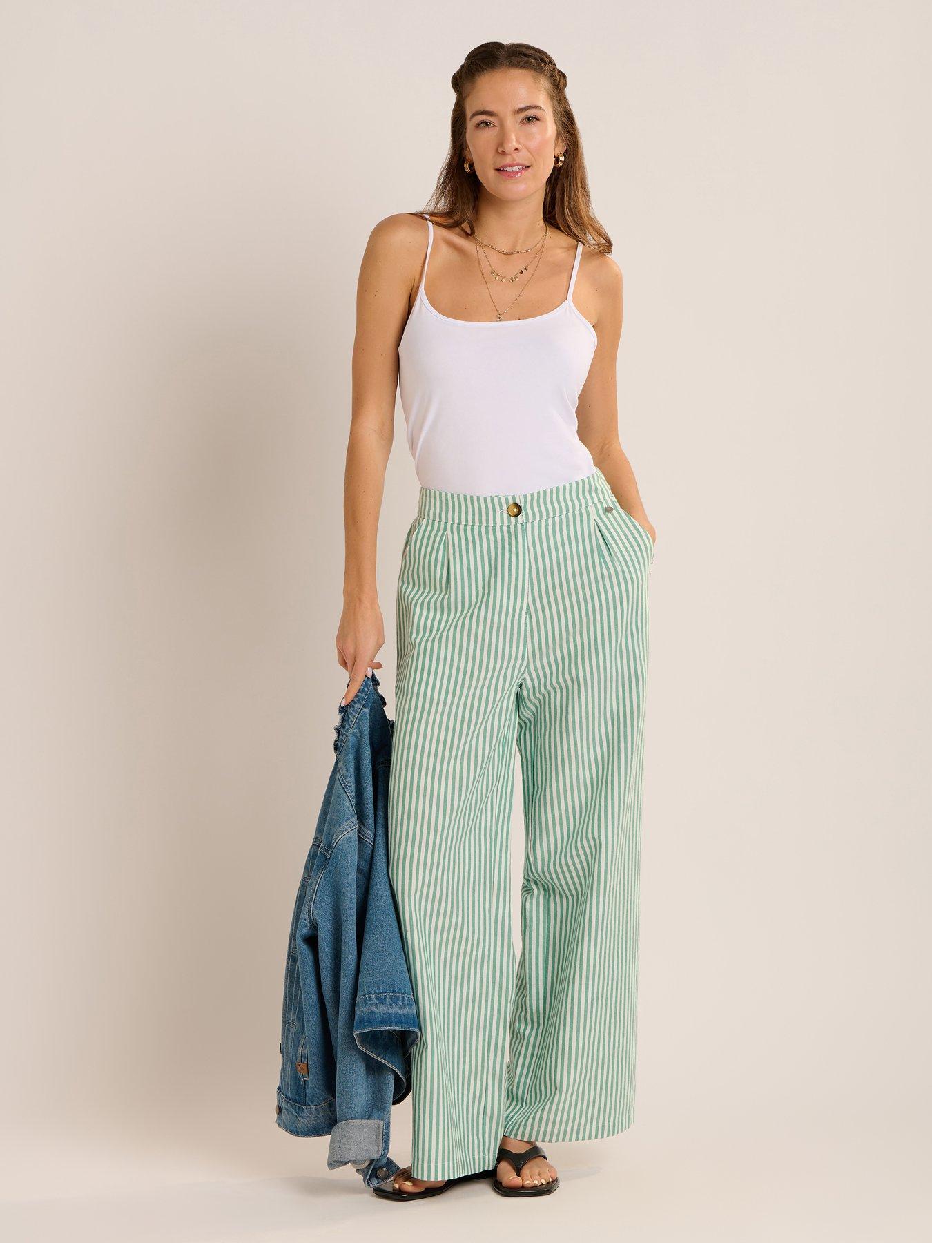 Image 6 of 7 of Brakeburn Phoebe Trouser - Green