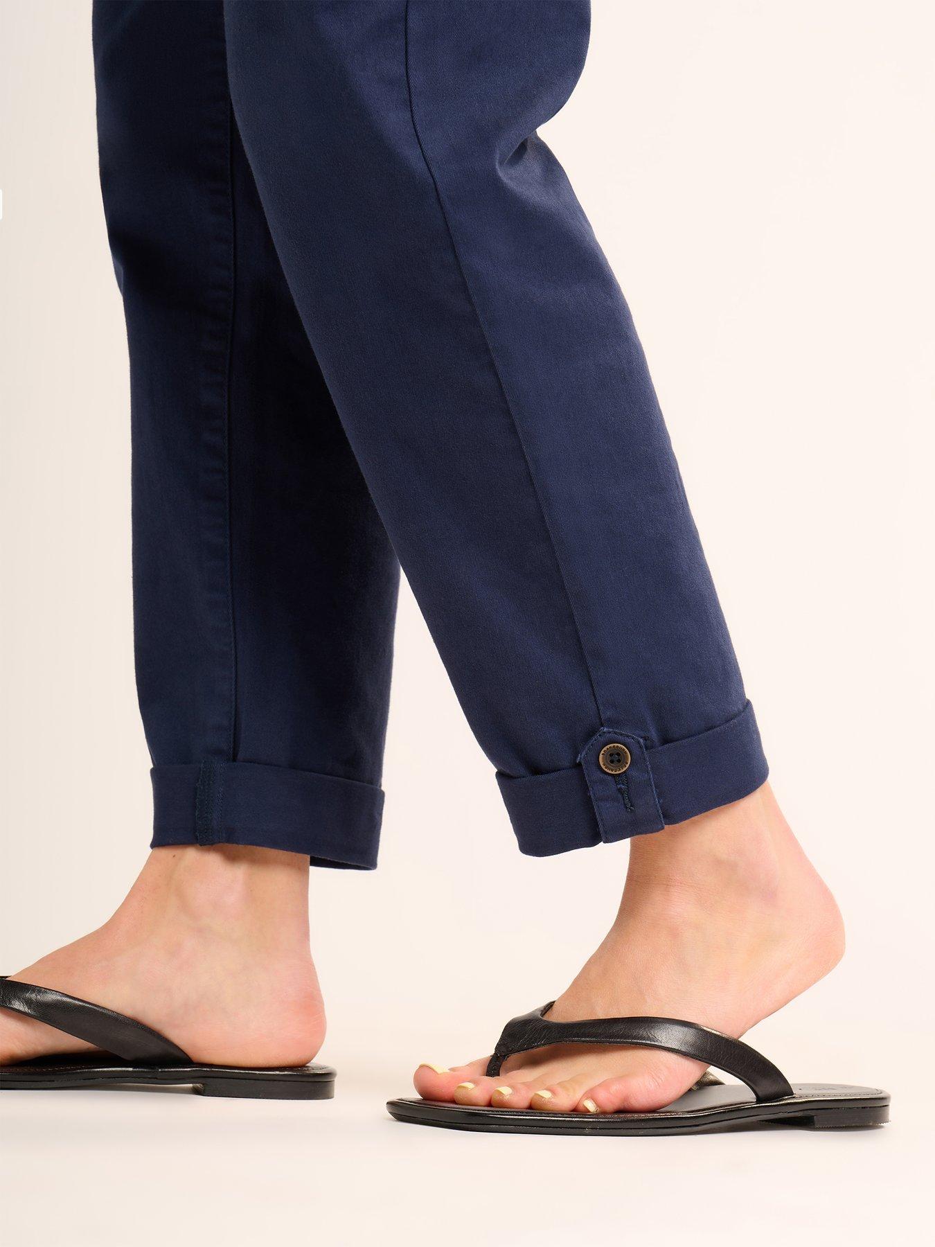 Image 5 of 7 of Brakeburn Blake Turn Up Trousers - Navy
