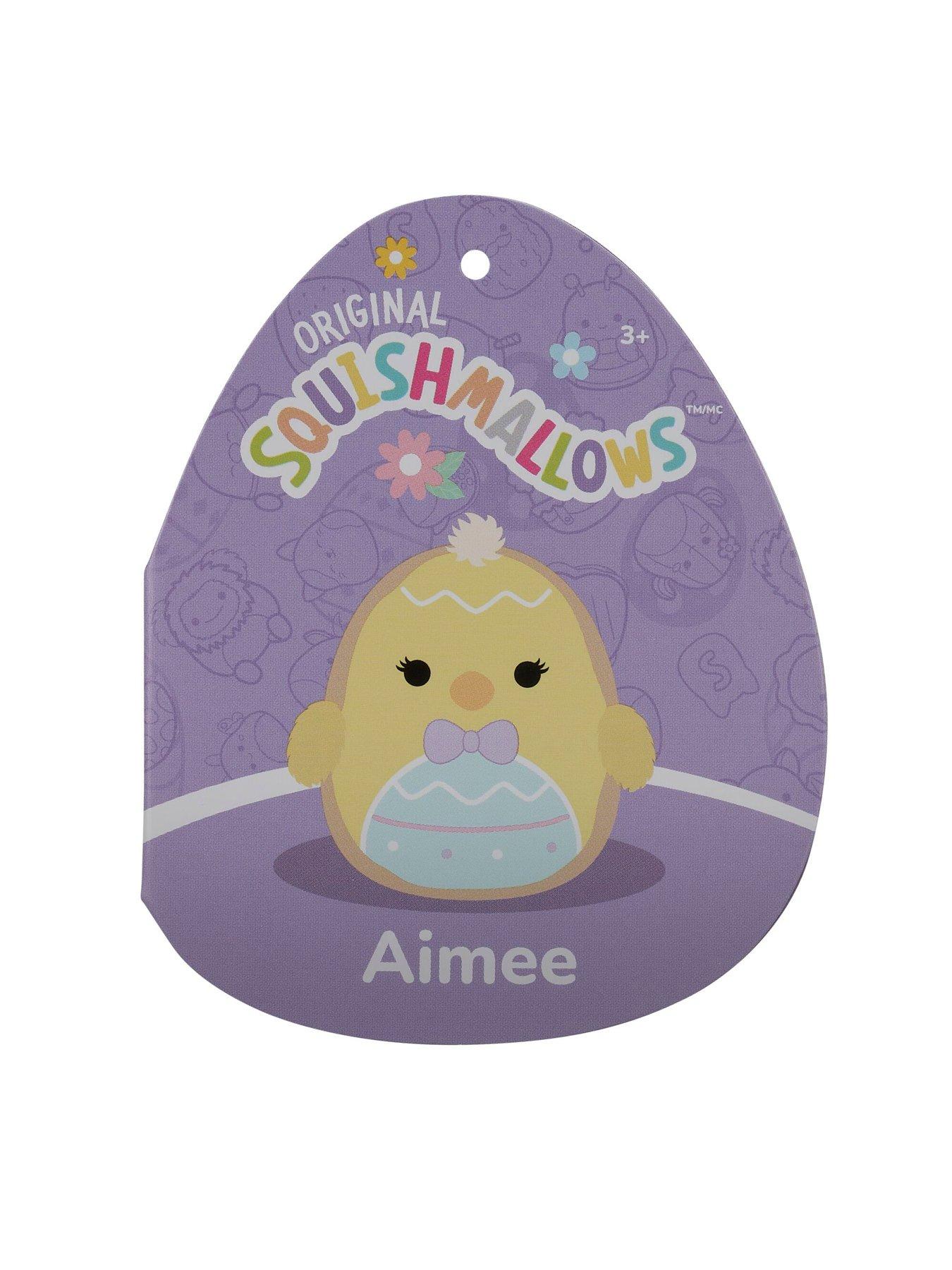  image of squishmallows-original-squishmallows-75-inch-aimee-the-yellow-chick-easter-cookie-easter-plush