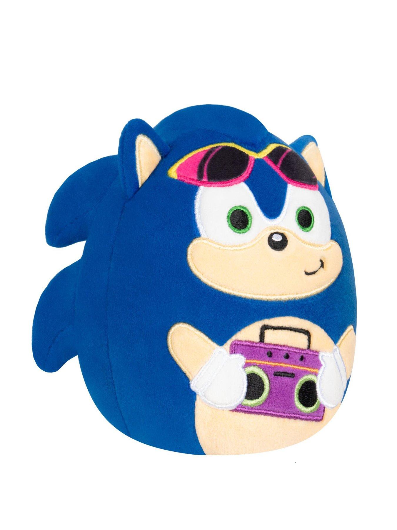 Image 2 of 7 of Squishmallows 8" Plush - Sega - Sonic Holding Boombox