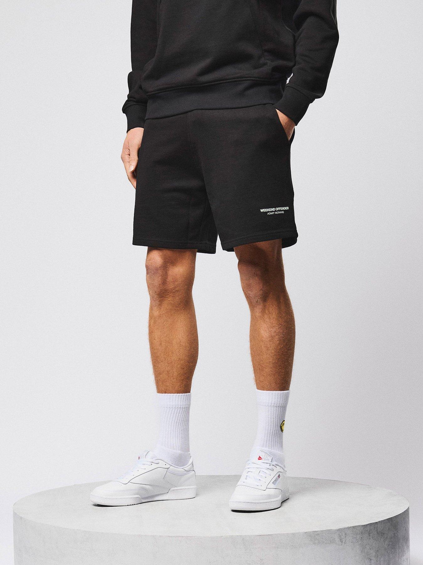  image of weekend-offender-mytros-sweat-shorts-black