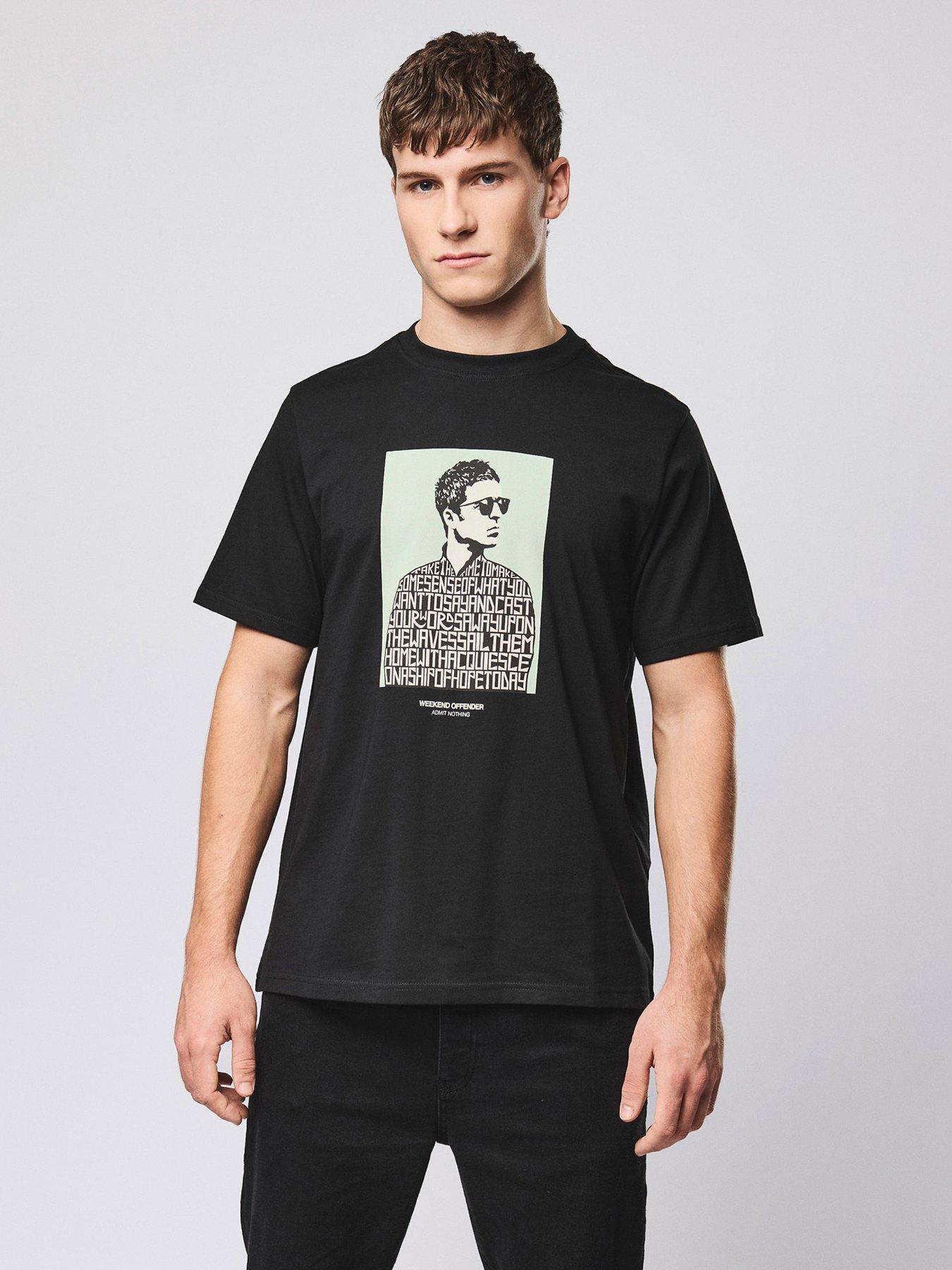 Weekend Offender Camden Graphic Short Sleeve T-shirt - Black
