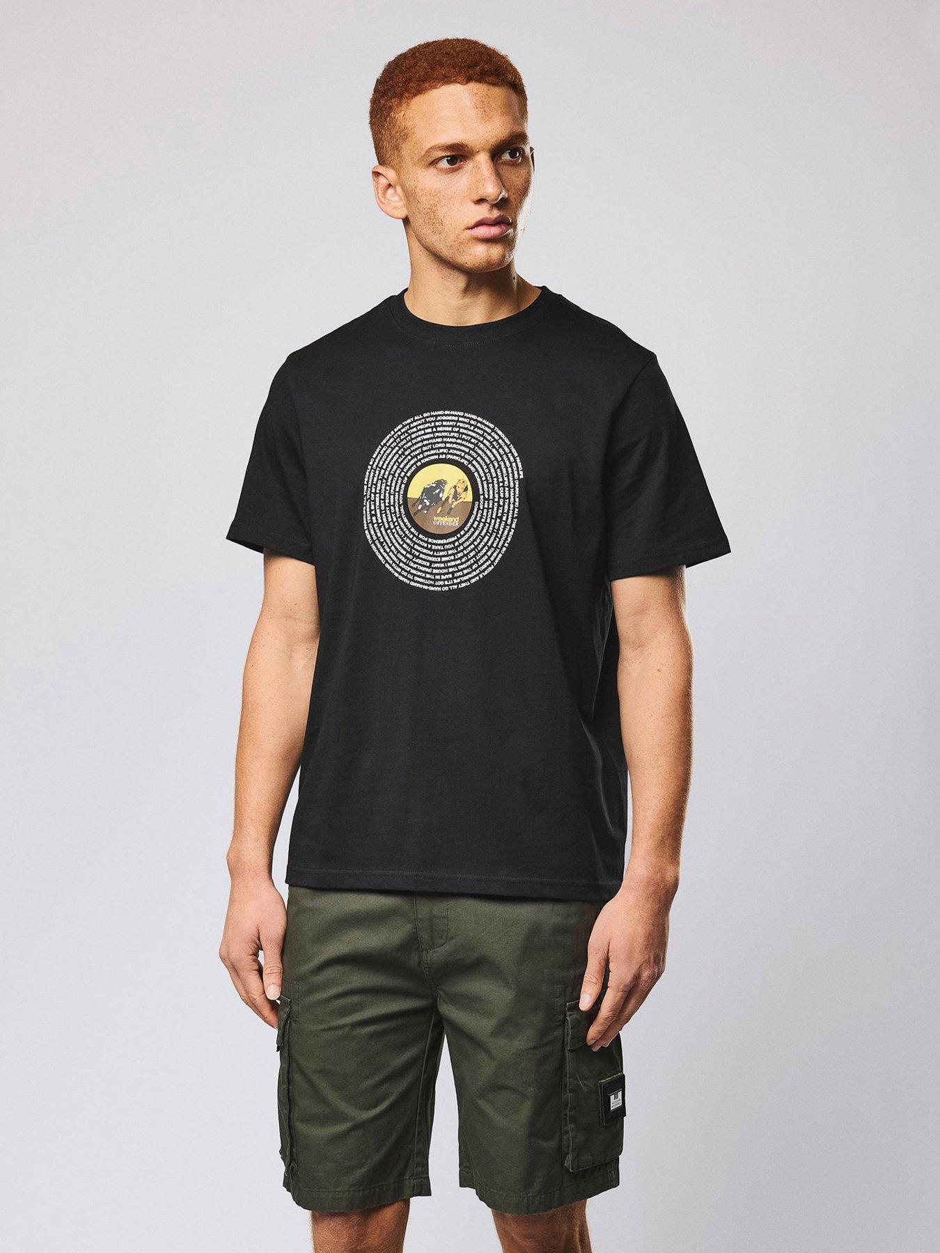 Weekend Offender Weekend Offender Wansdown Graphic Short Sleeve T-shirt - Black