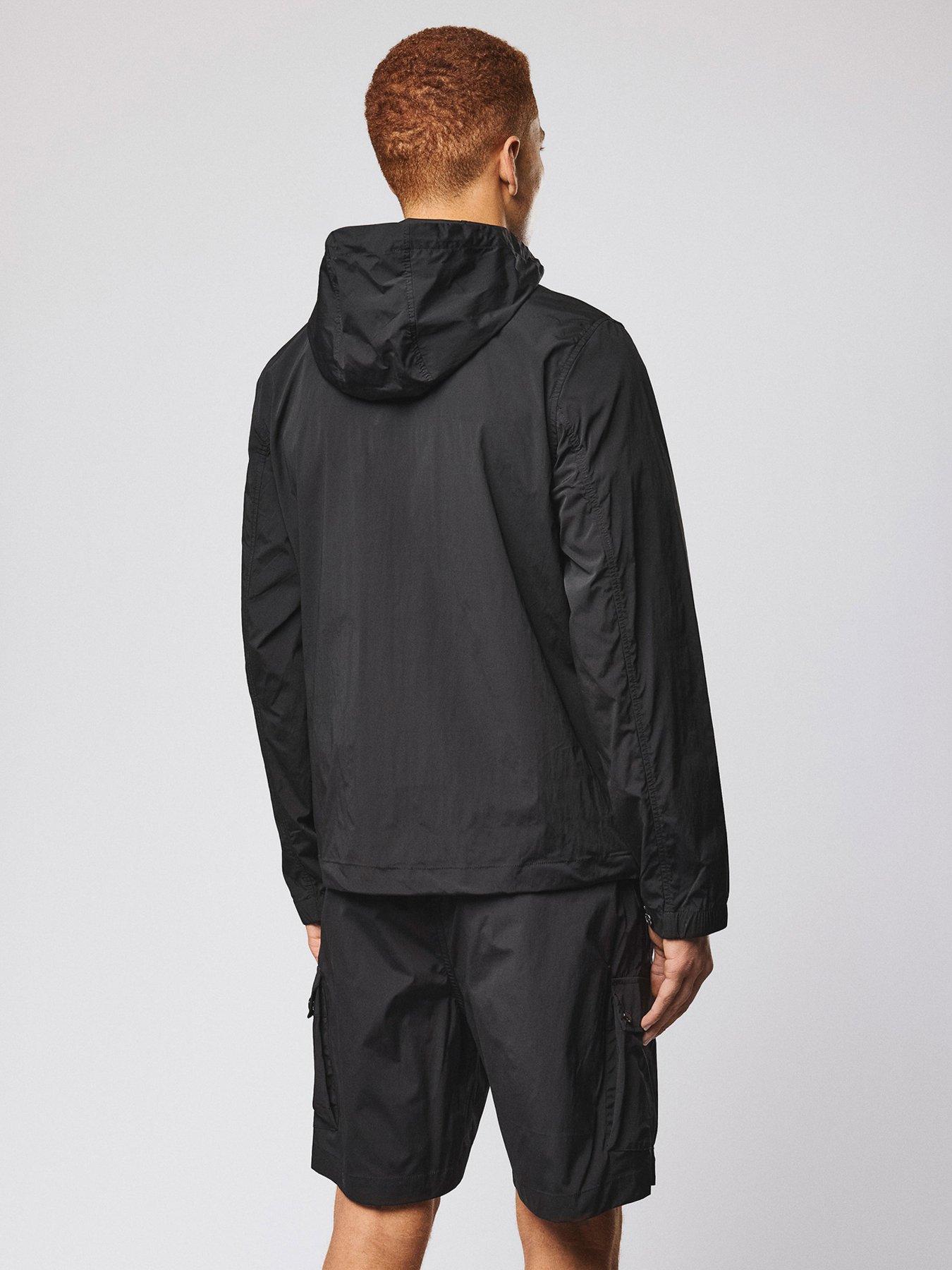  image of weekend-offender-temara-technical-windbreaker-jacket-black