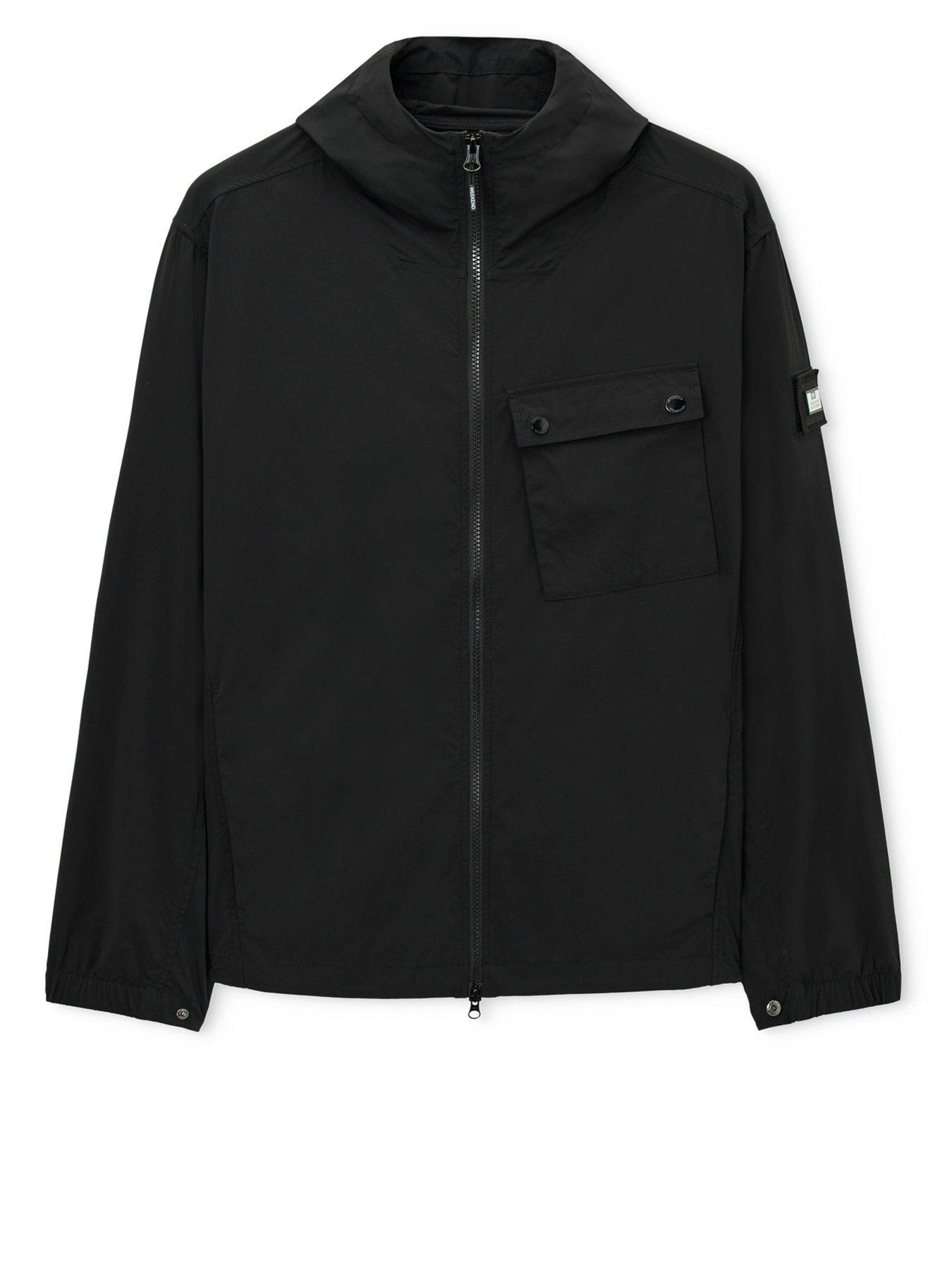  image of weekend-offender-temara-technical-windbreaker-jacket-black