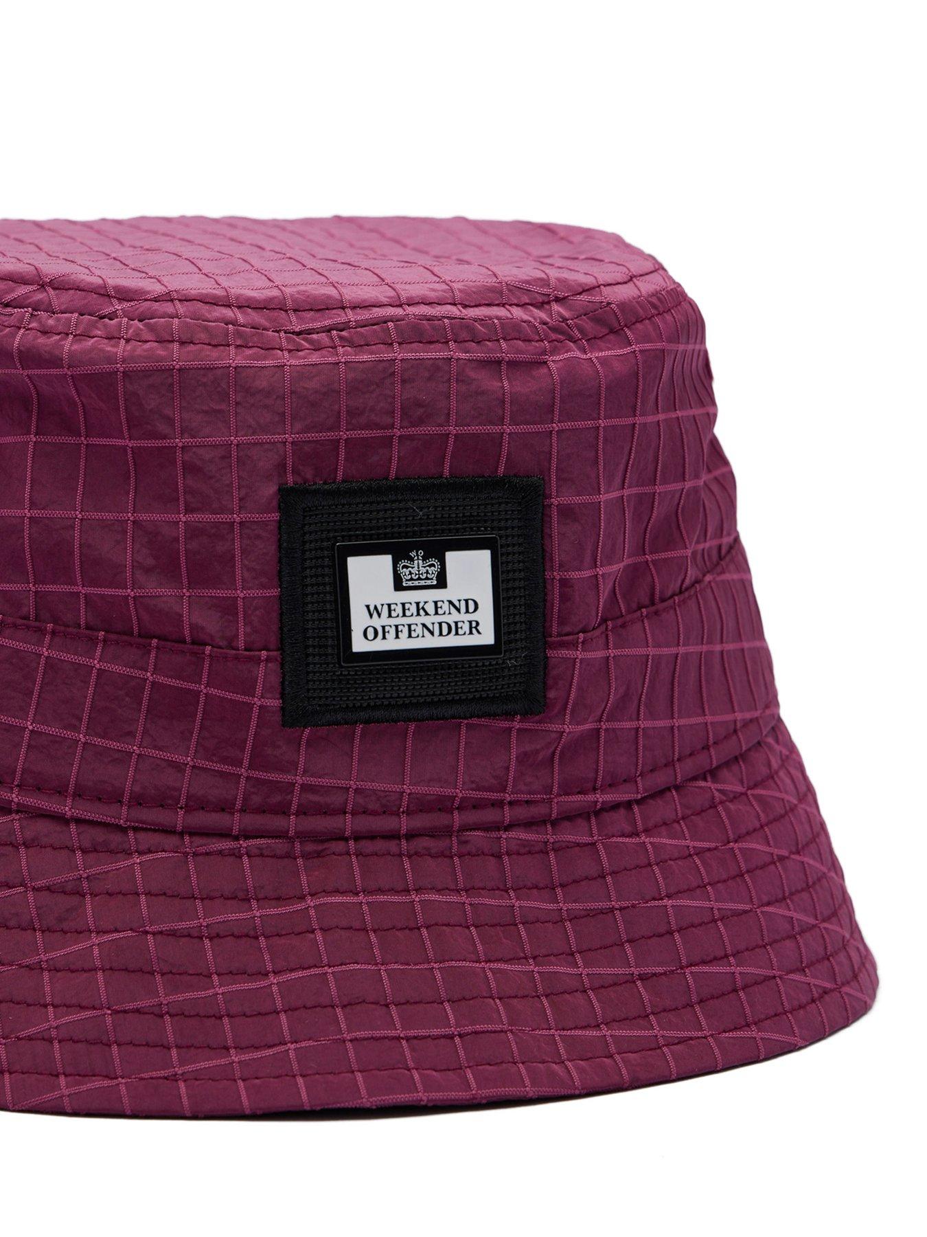  image of weekend-offender-weekend-offender-boukhari-bucket-hat-dark-pink
