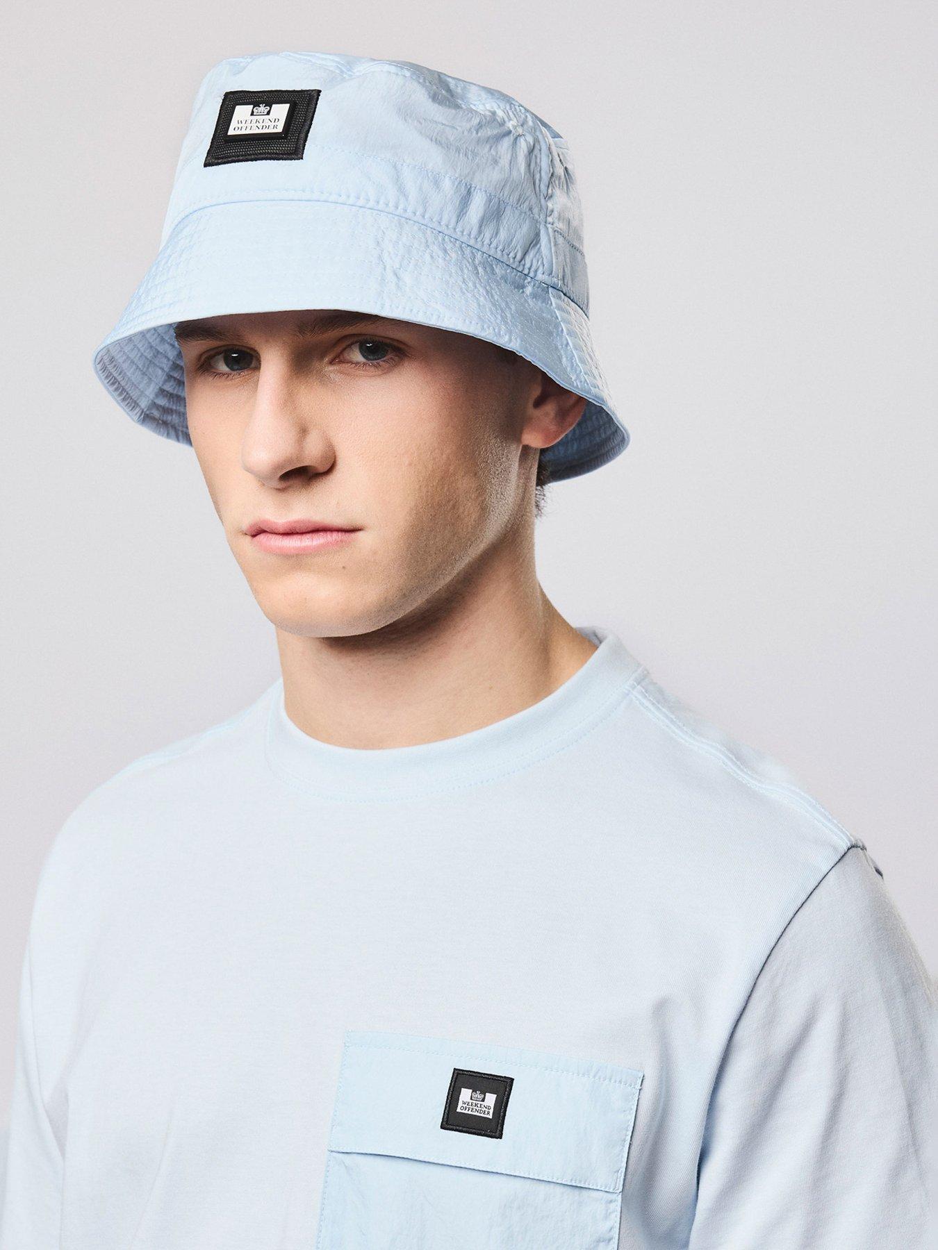 Image 2 of 3 of Weekend Offender Weekend Offender Long Beach Blvd Bucket Hat - Light Blue