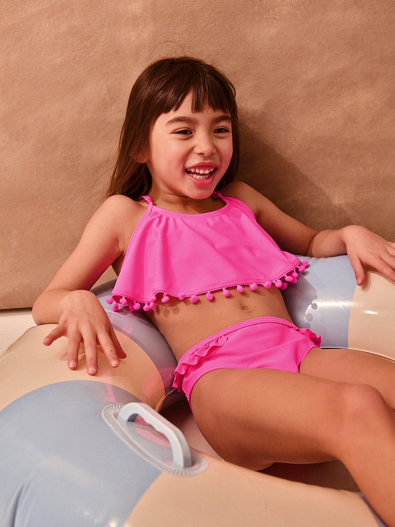 Monsoon Girls Waterfall Bikini - Pink