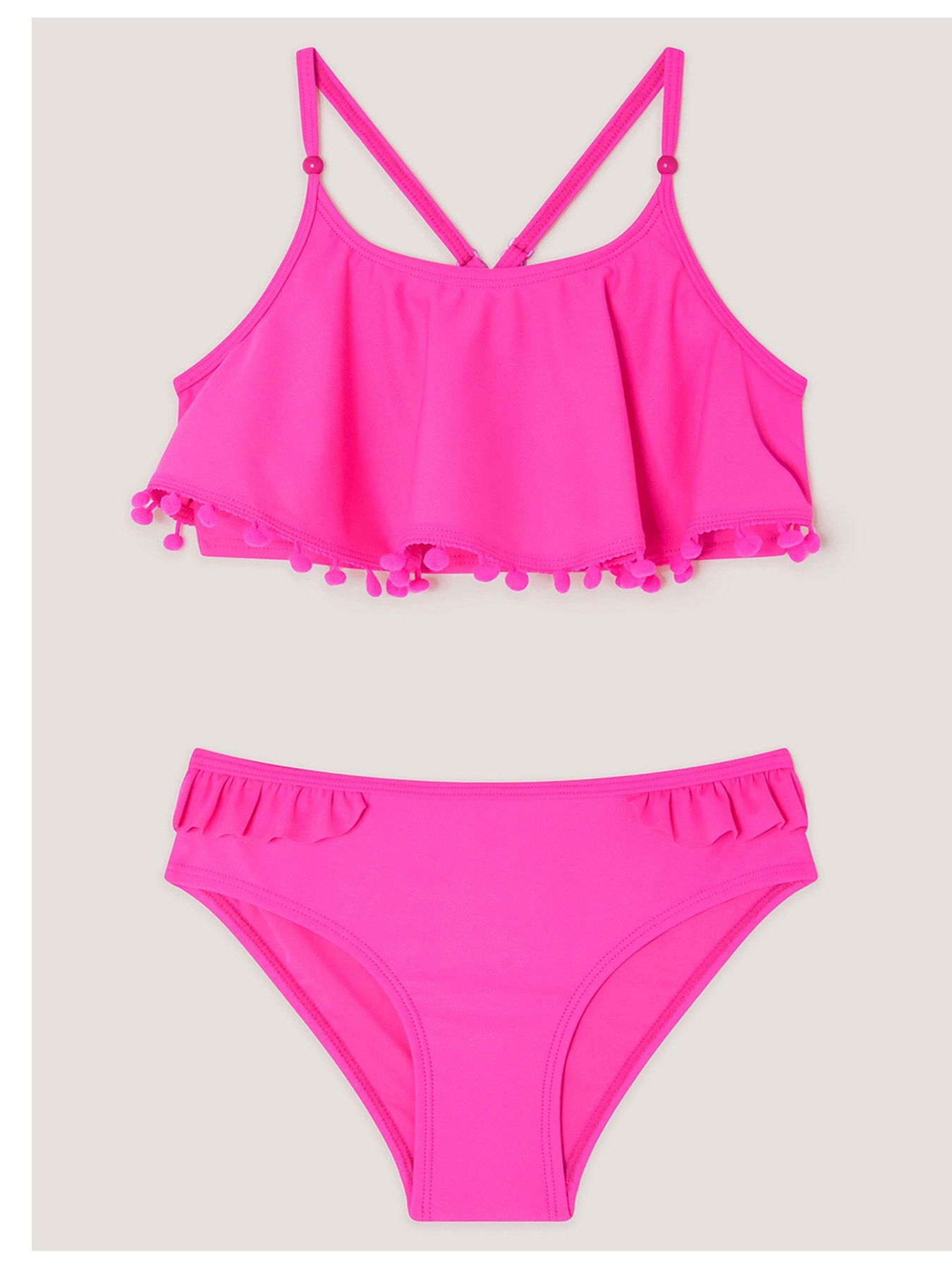 stillFront image of monsoon-girls-waterfall-bikini-pink