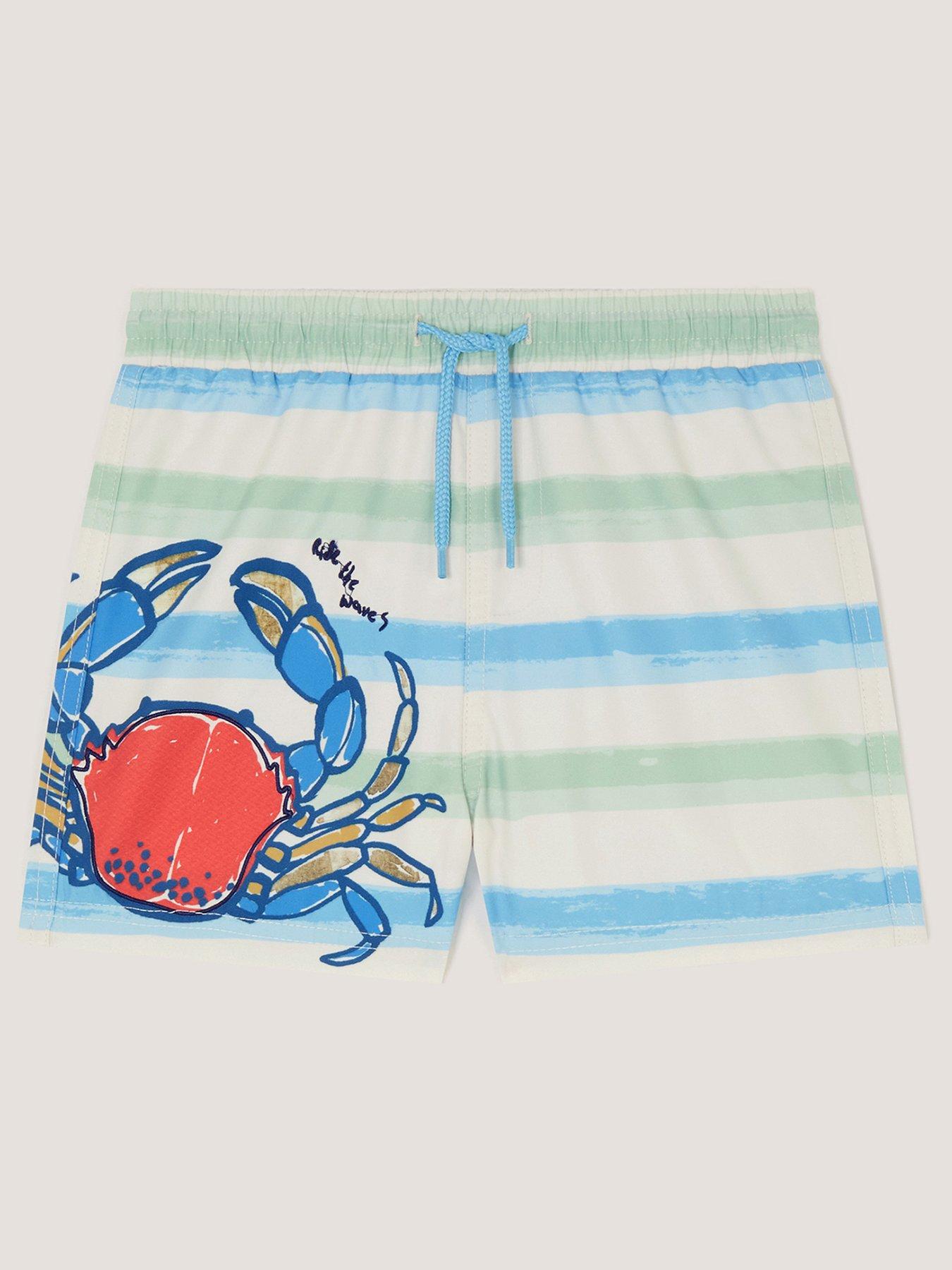 Monsoon Boys Crab Swim Shorts - Multi