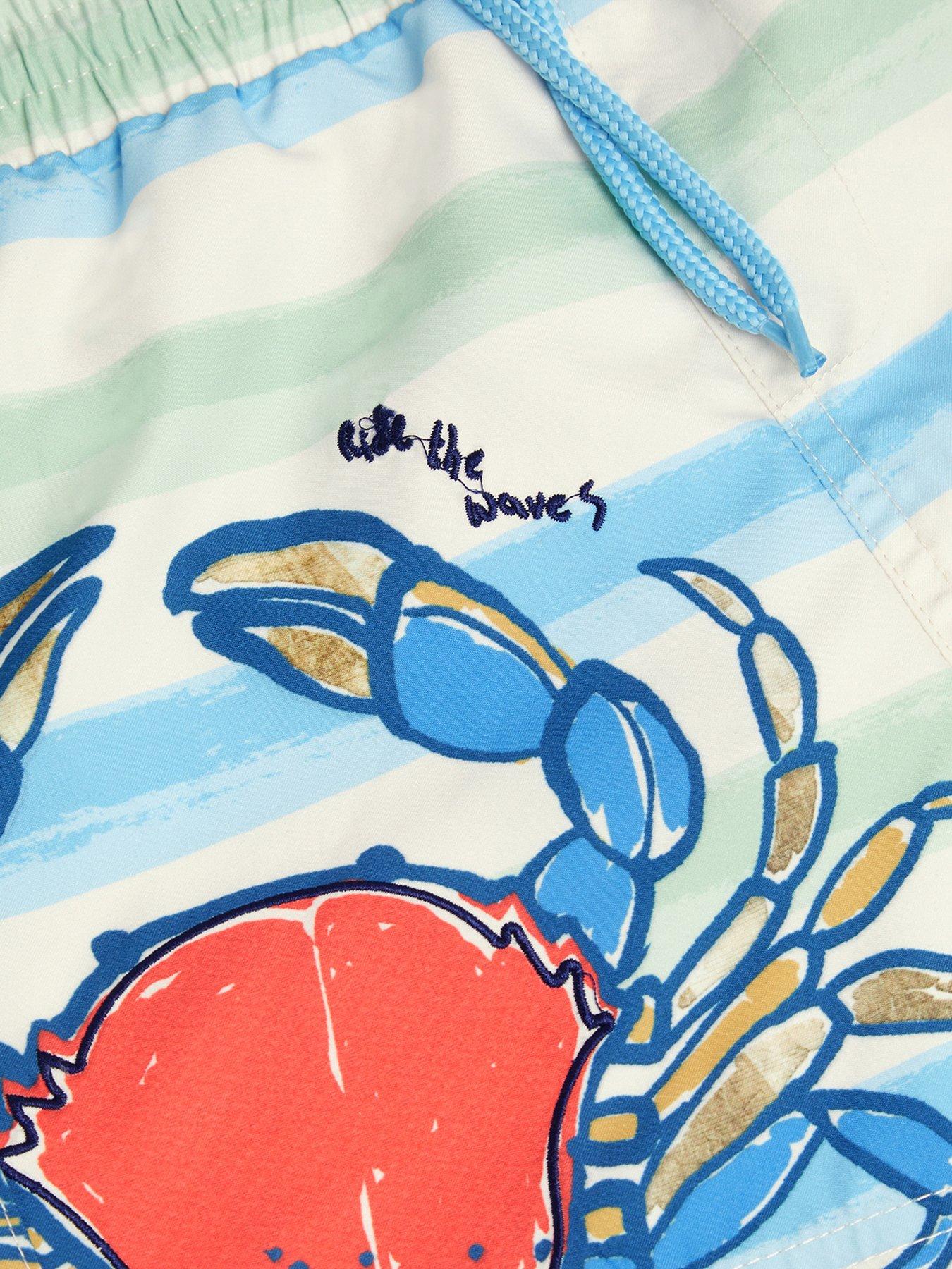  image of monsoon-boys-crab-swim-shorts-multi