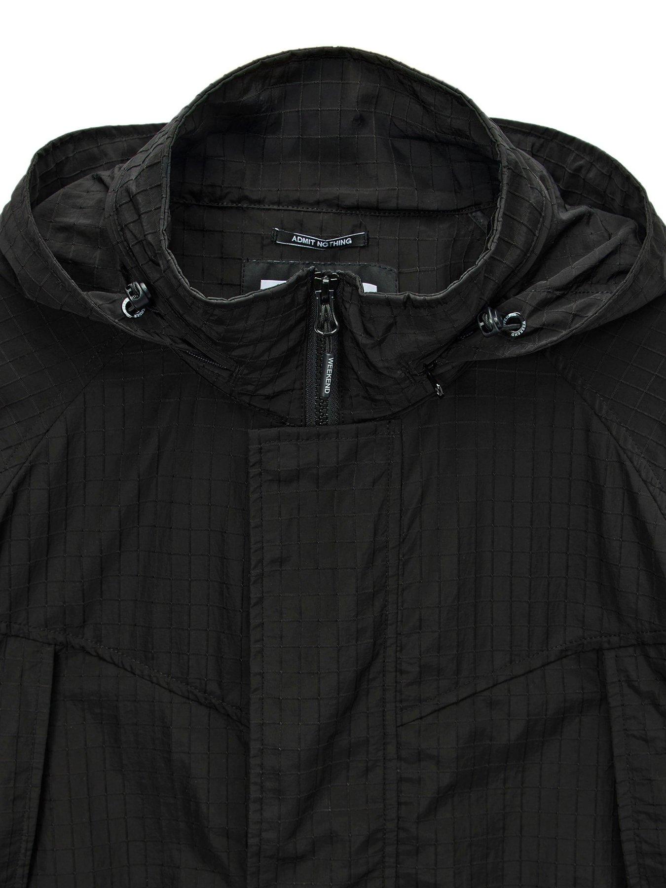  image of weekend-offender-weekend-offender-algiers-technical-waterproof-jacket-black