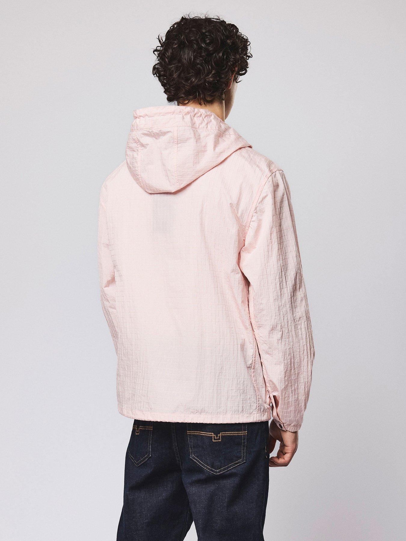  image of weekend-offender-weekend-offender-grohl-technical-multi-pocket-waterproof-jacket-light-pink
