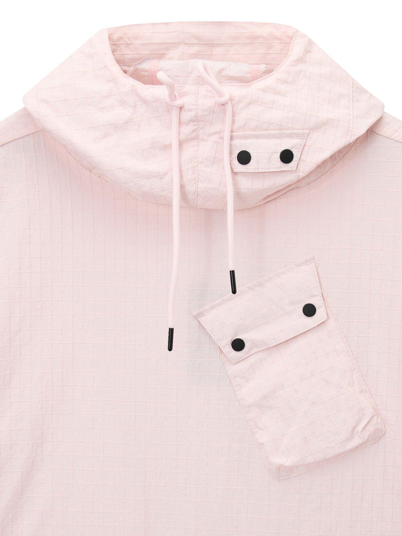 Image 6 of 7 of Weekend Offender Grohl Technical Multi Pocket Waterproof Jacket - Light Pink