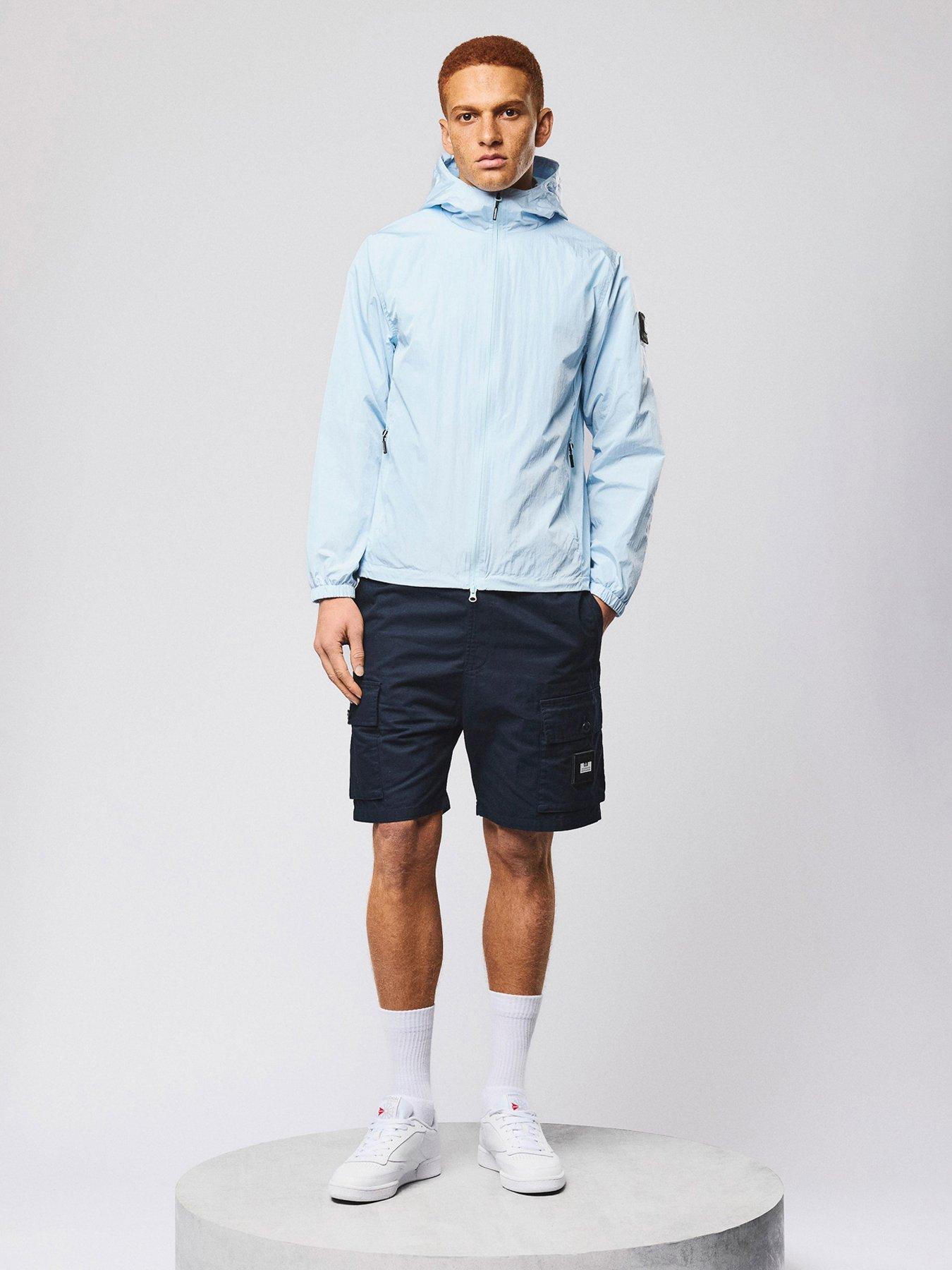 Weekend Offender Scopello Flat Pocket Cargo Shorts - Navy