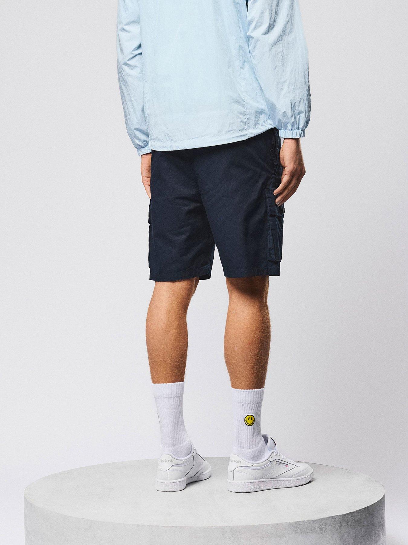  image of weekend-offender-scopello-flat-pocket-cargo-shorts-navy