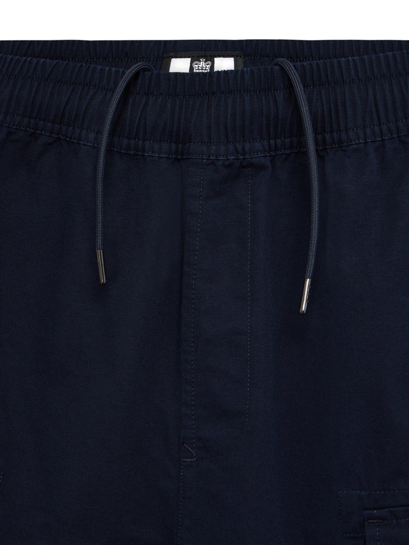  image of weekend-offender-scopello-flat-pocket-cargo-shorts-navy