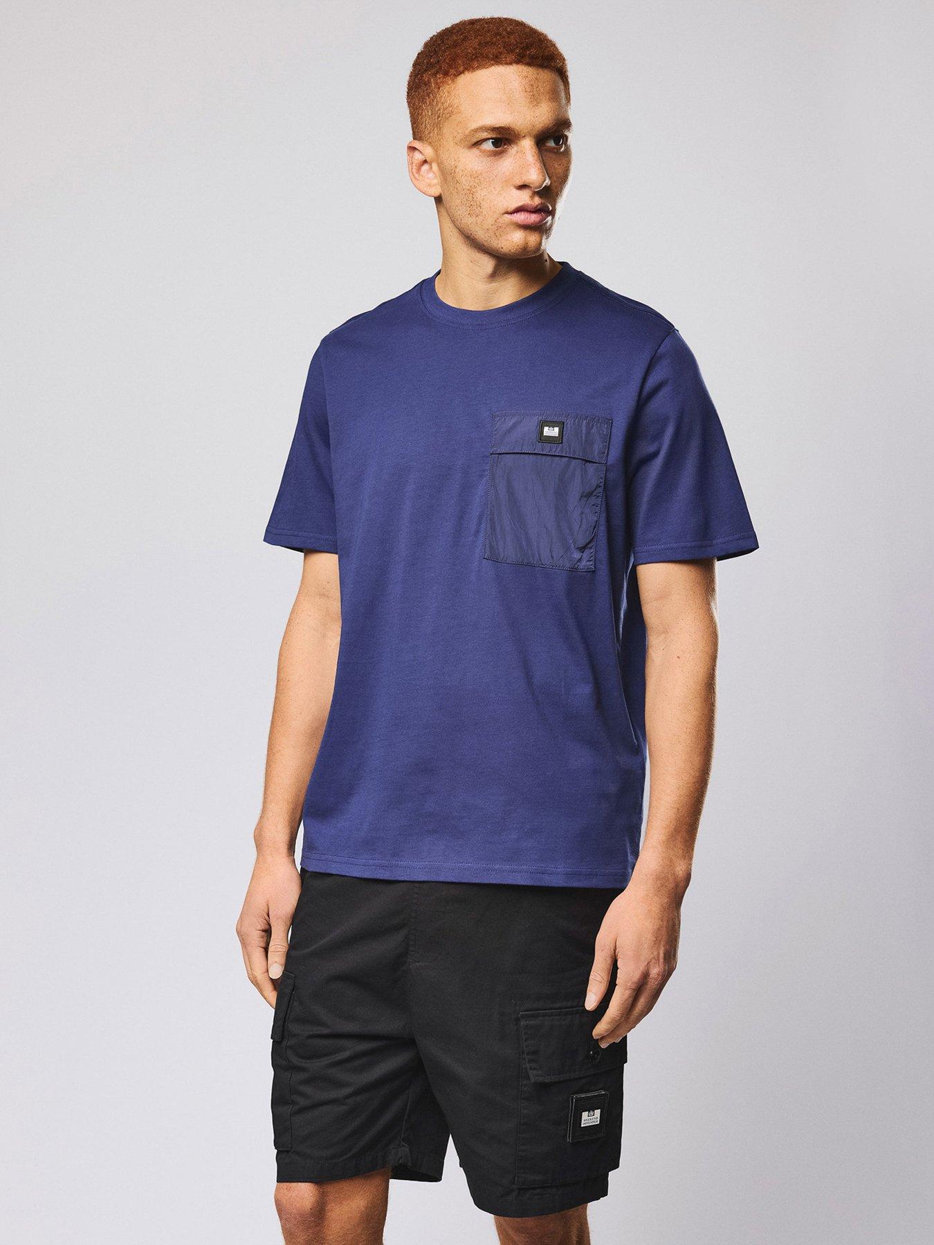 Weekend Offender Weekend Offender Stiniva Short Sleeve Pocket T-shirt - Dark Blue