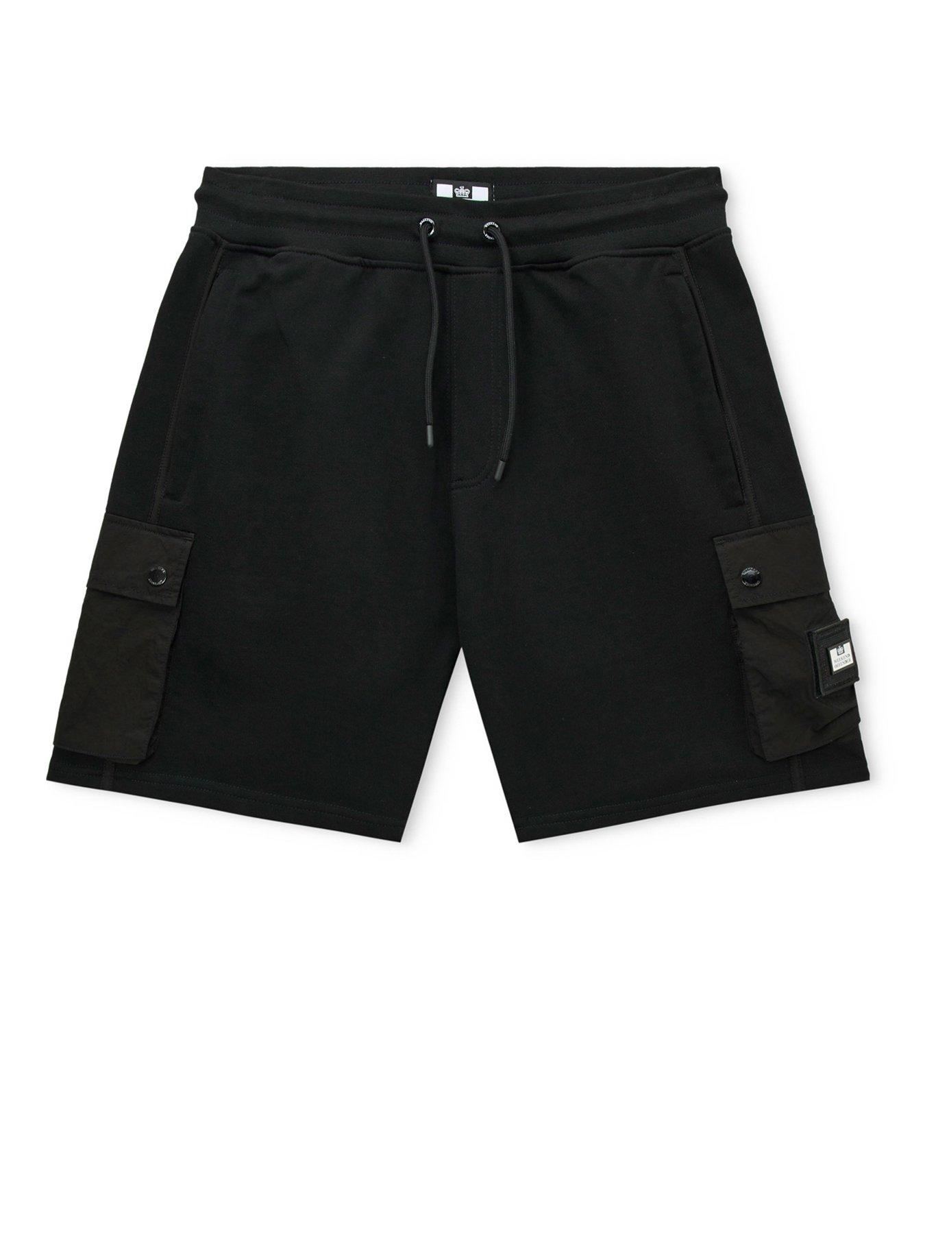 Image 4 of 7 of Weekend Offender Noreaster Technical Sweat Shorts - Black