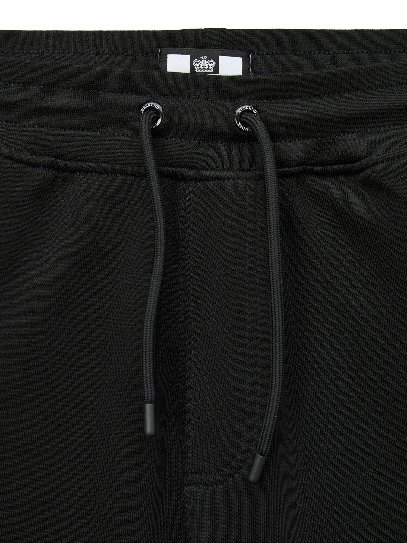 Image 5 of 7 of Weekend Offender Noreaster Technical Sweat Shorts - Black