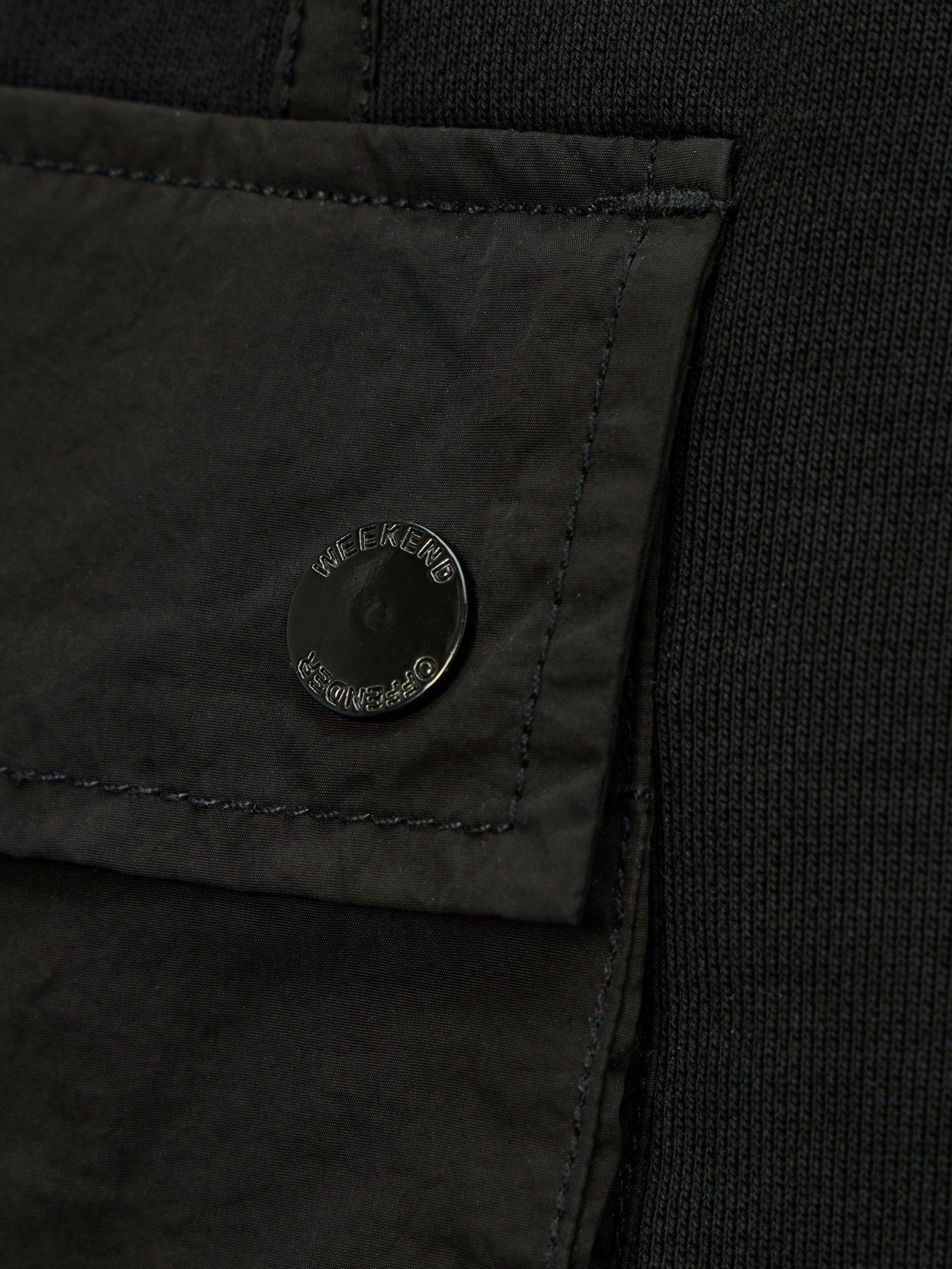 Image 6 of 7 of Weekend Offender Noreaster Technical Sweat Shorts - Black