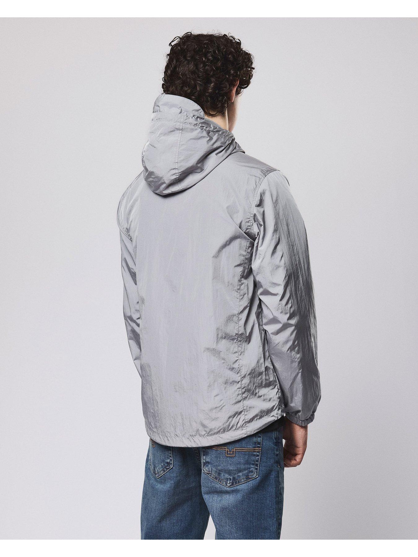  image of weekend-offender-weekend-offender-technician-zip-through-lightweight-jacket-grey